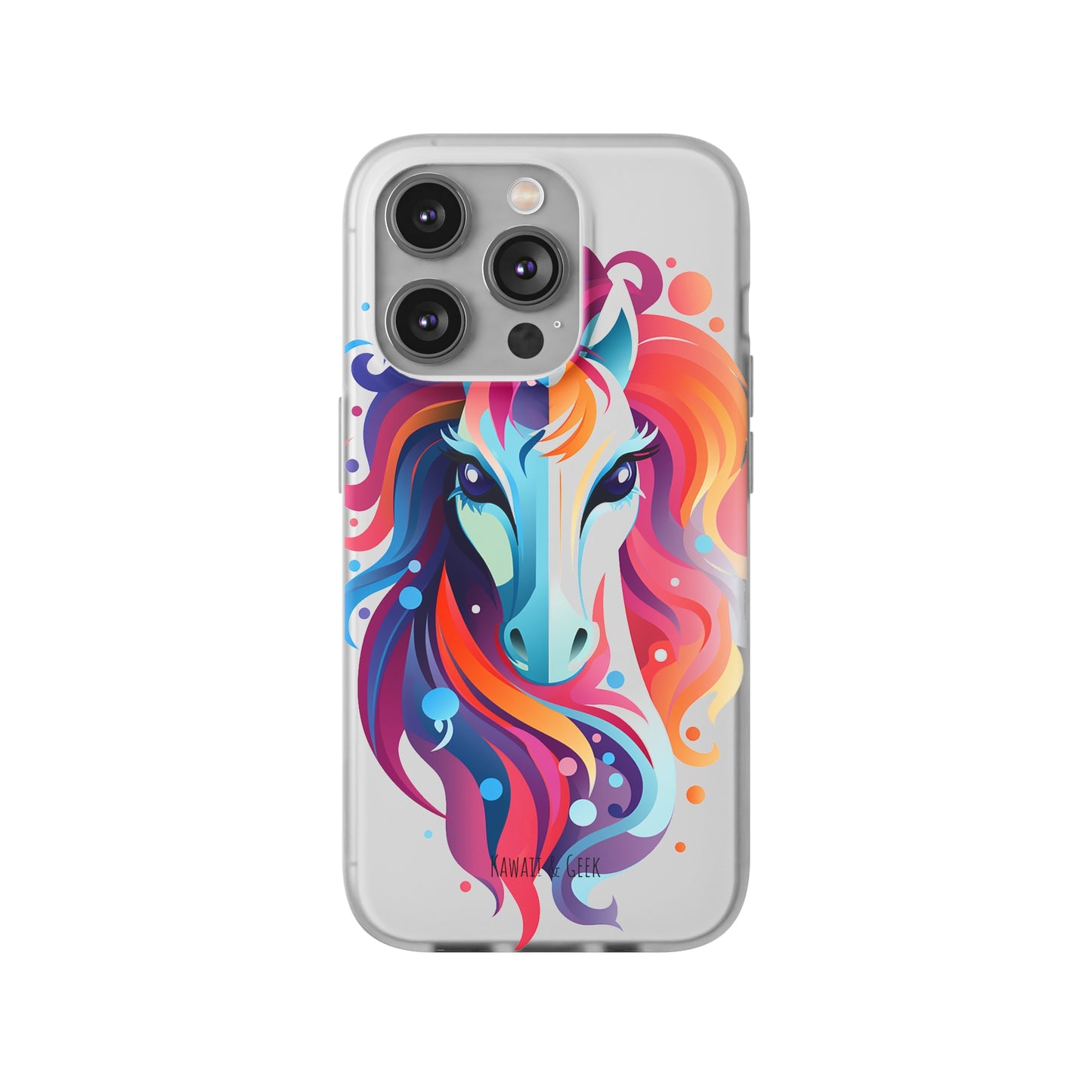 Ink Unicorn Flexi Transparent Phone Case