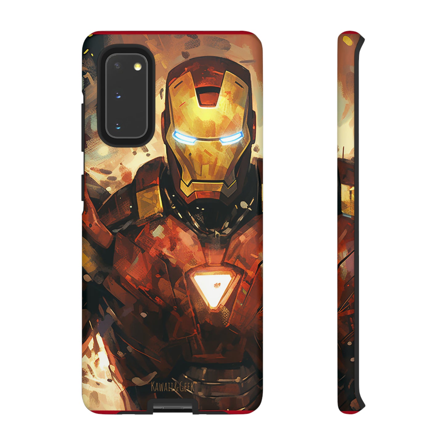 Iron Man Painting Tough Phone Case - Add Some Bold and Unique Style to Your Tech