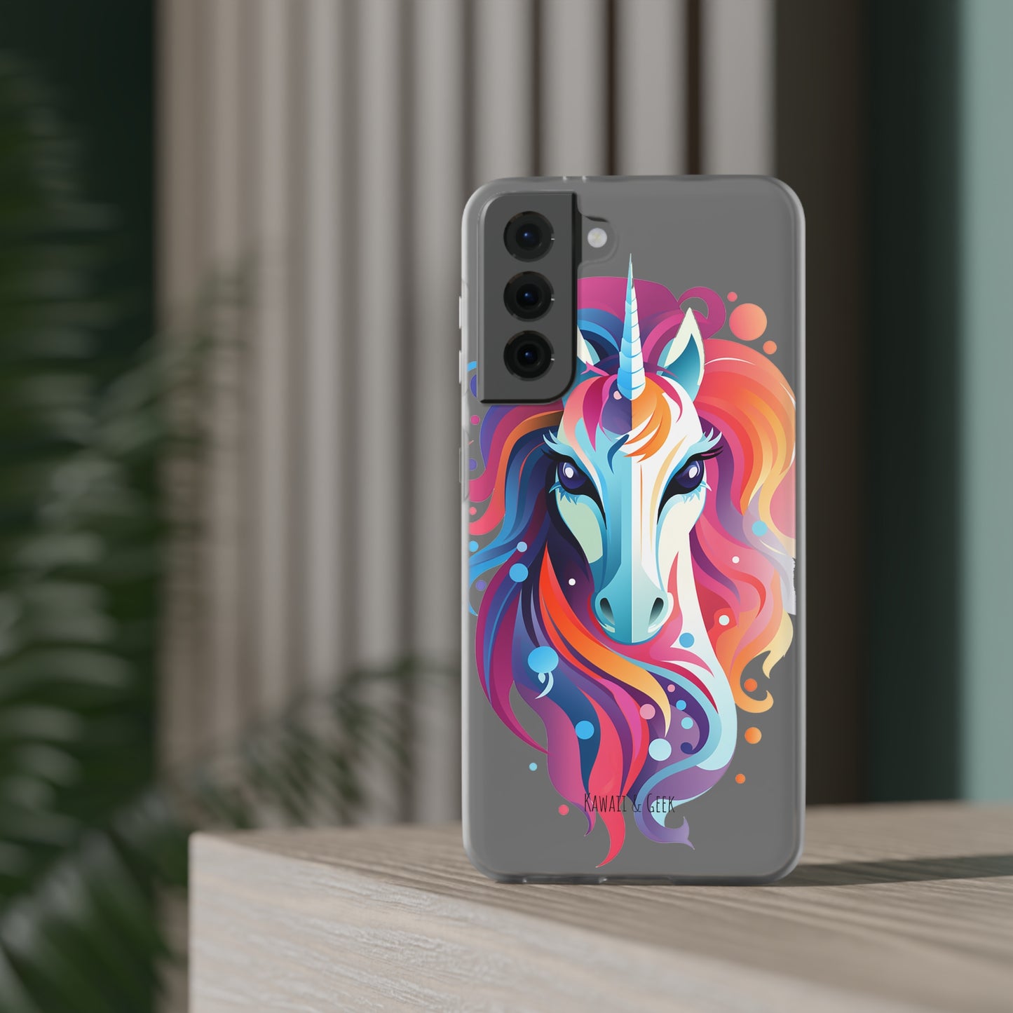 Ink Unicorn Flexi Transparent Phone Case