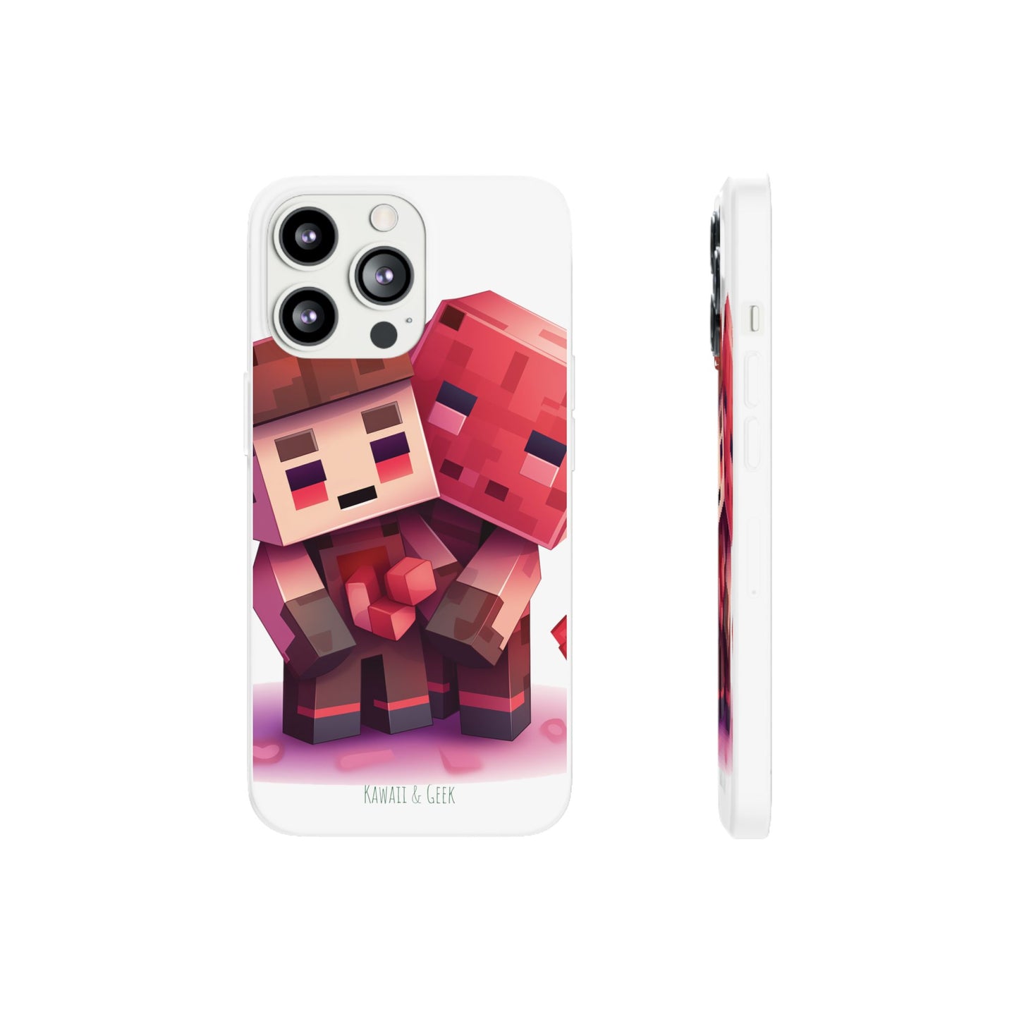 Phone Case - Lovers Minecraft Inspired Design