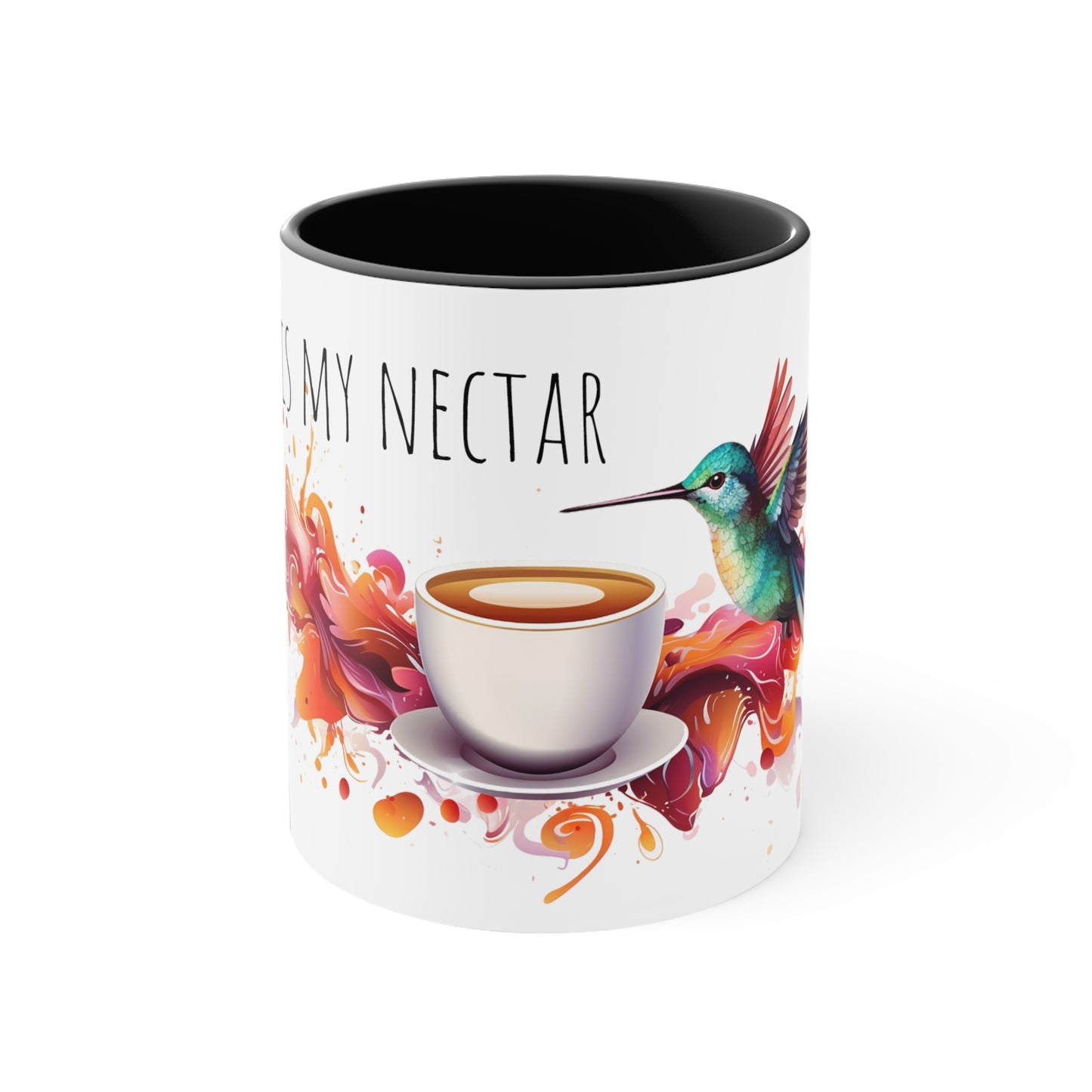 Cute Hummingbird Mug: Coffee is my Nectar