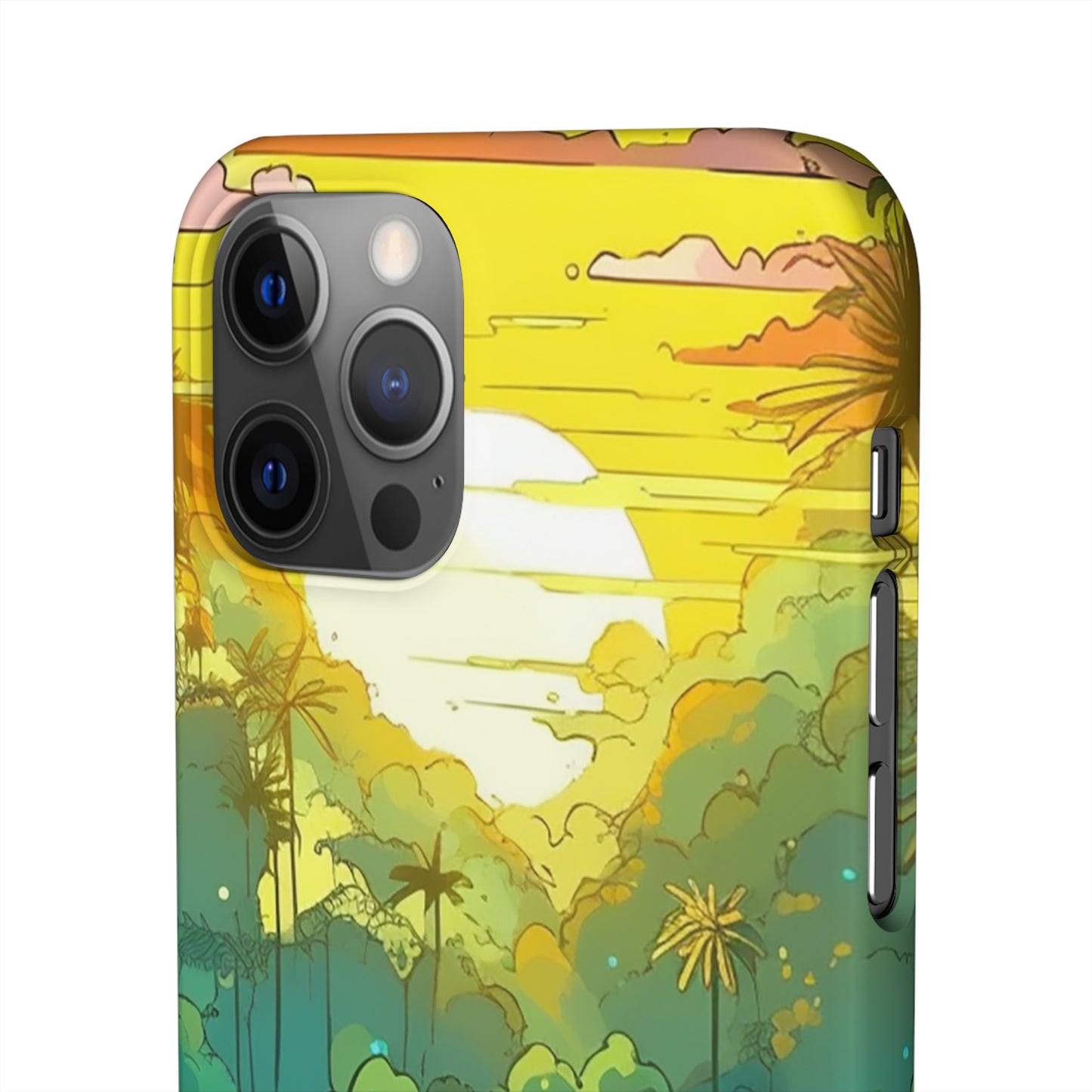 Rainforest at Sunset Phone Case - Capture the Serenity of Nature on Your Device