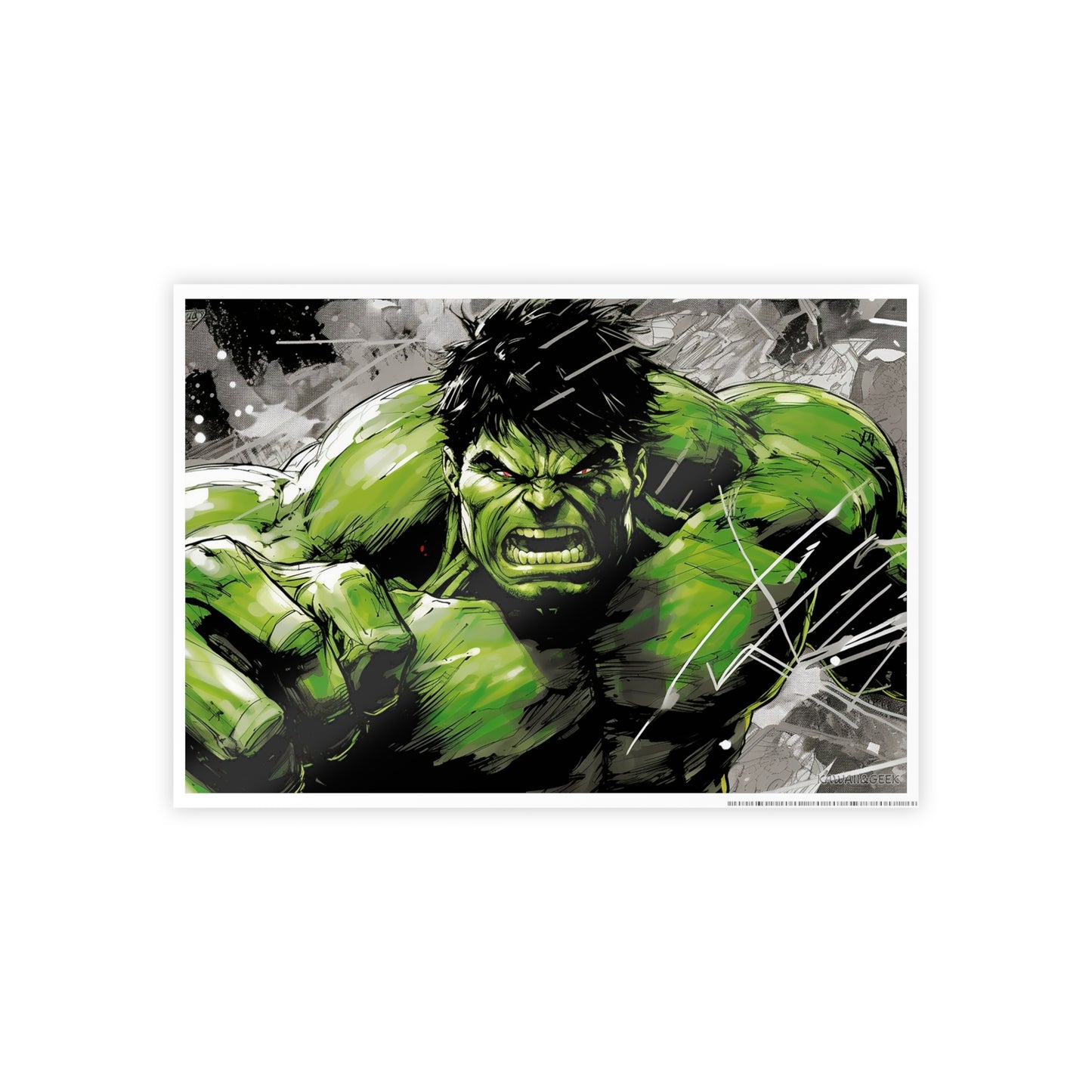 Hulk Poster - Unleash the Power and Intensity of the Hulk - Avengers