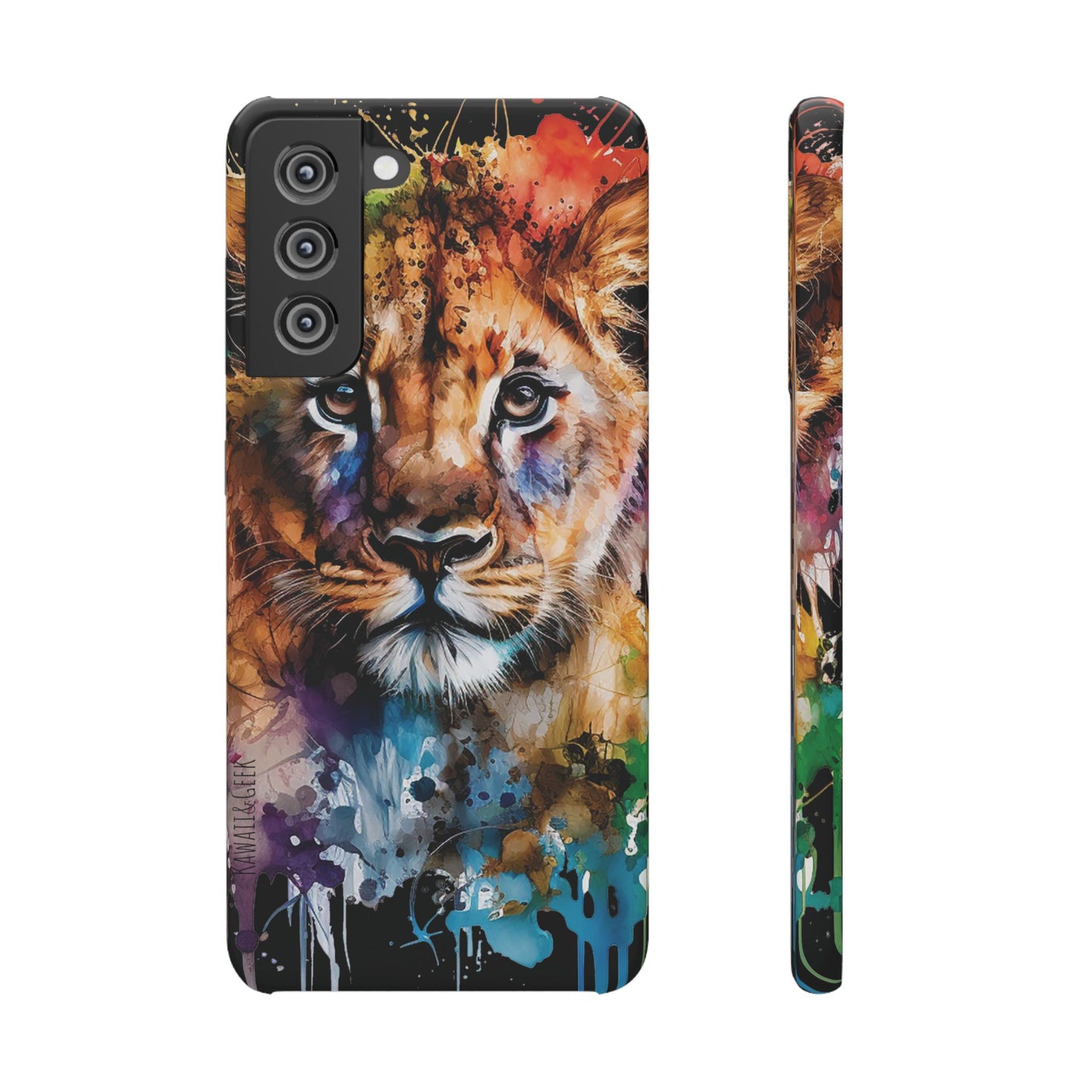 Phone Case Watercolor Lion Cub