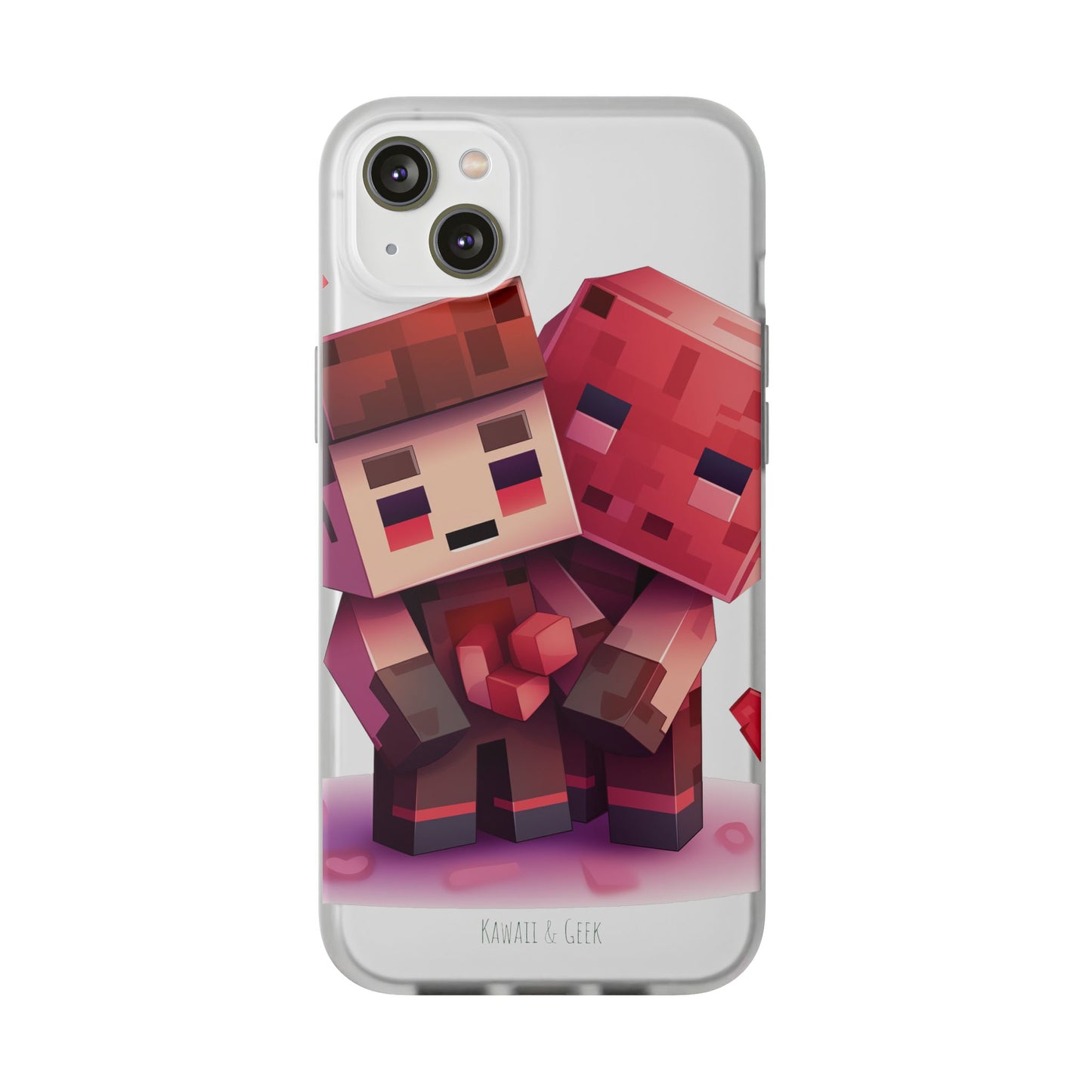 Phone Case - Lovers Minecraft Inspired Design