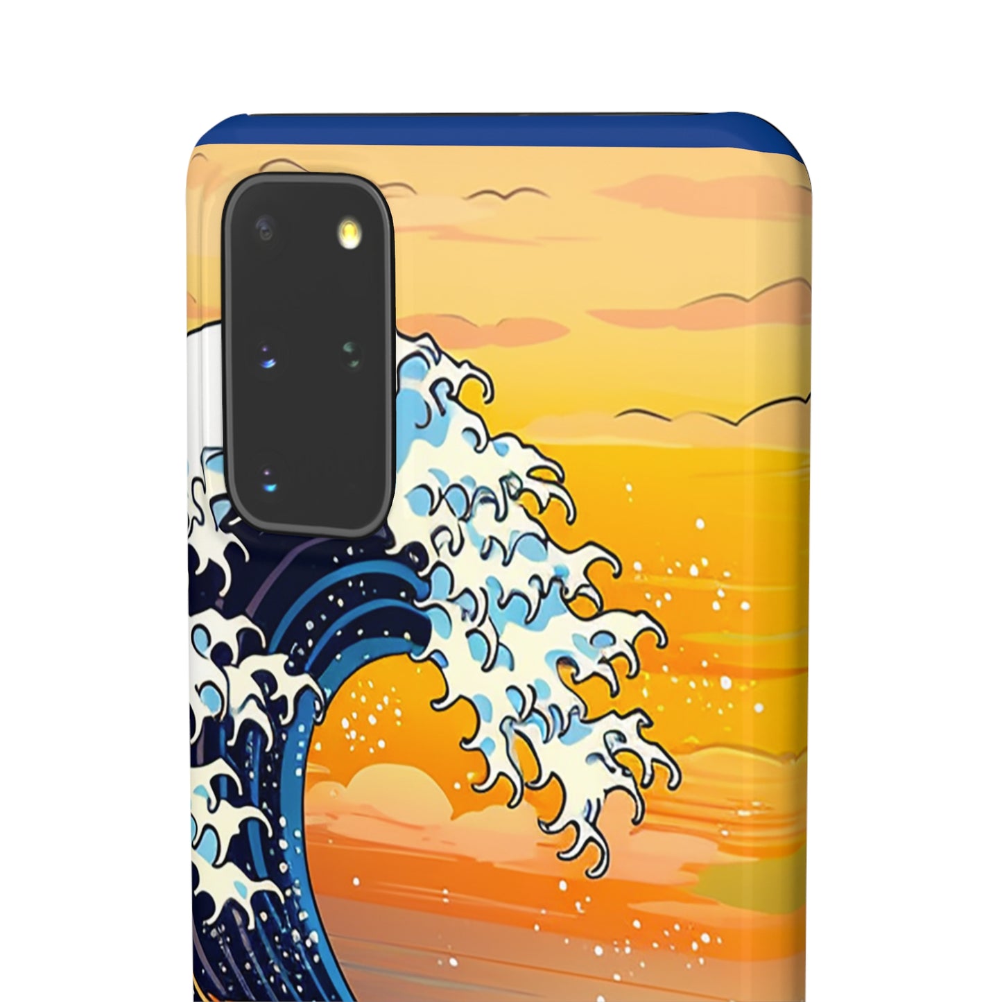 Sunset Big Wave Phone Case - Embrace the Majestic Hokusai Style in Your Hands