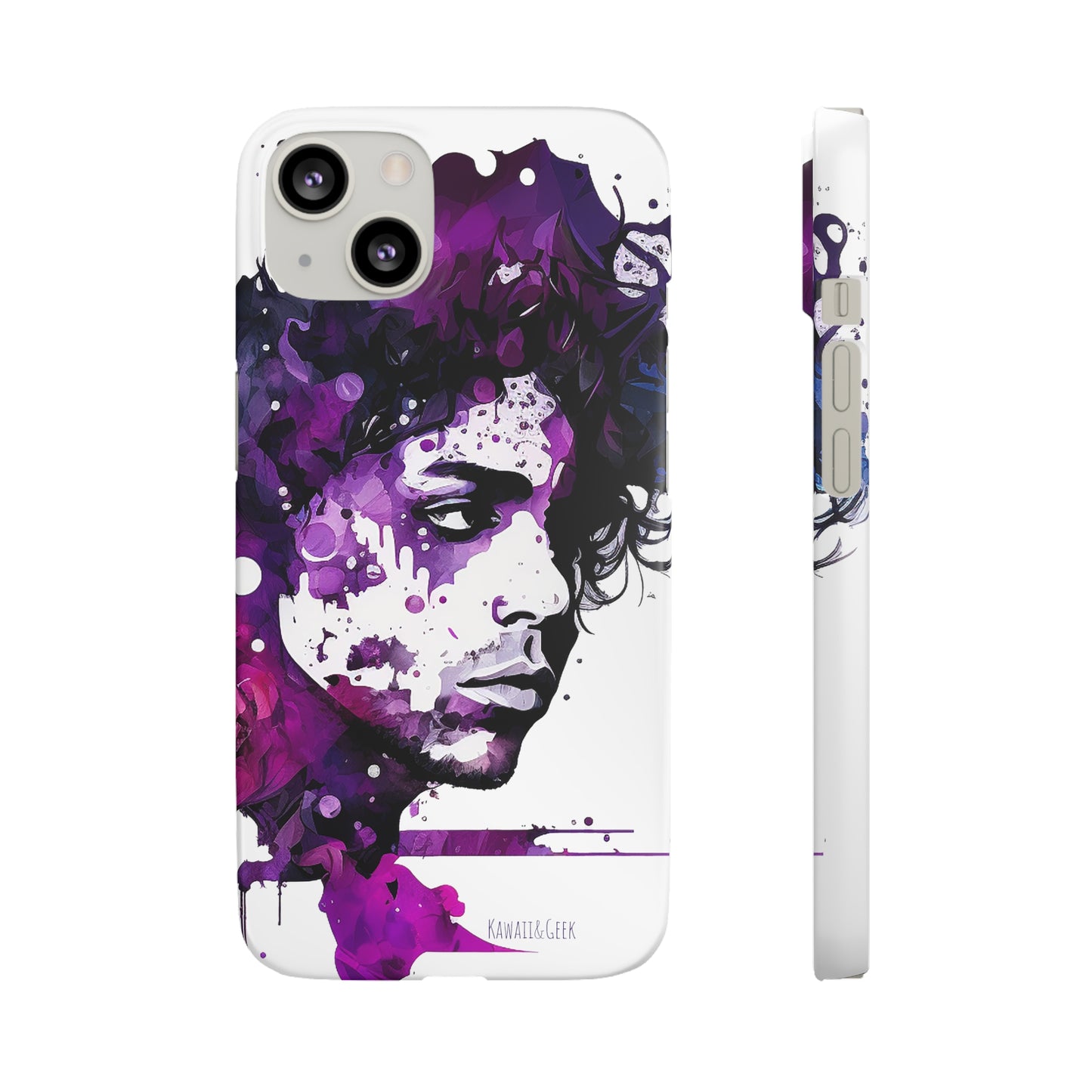 Prince aka Love Symbol Watercolor Purple Rain Phone Case - Add Some Iconic and Stylish Protection to Your Device