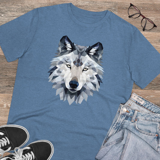 Wolf T-shirt : Eco-Friendly and Geometric Design