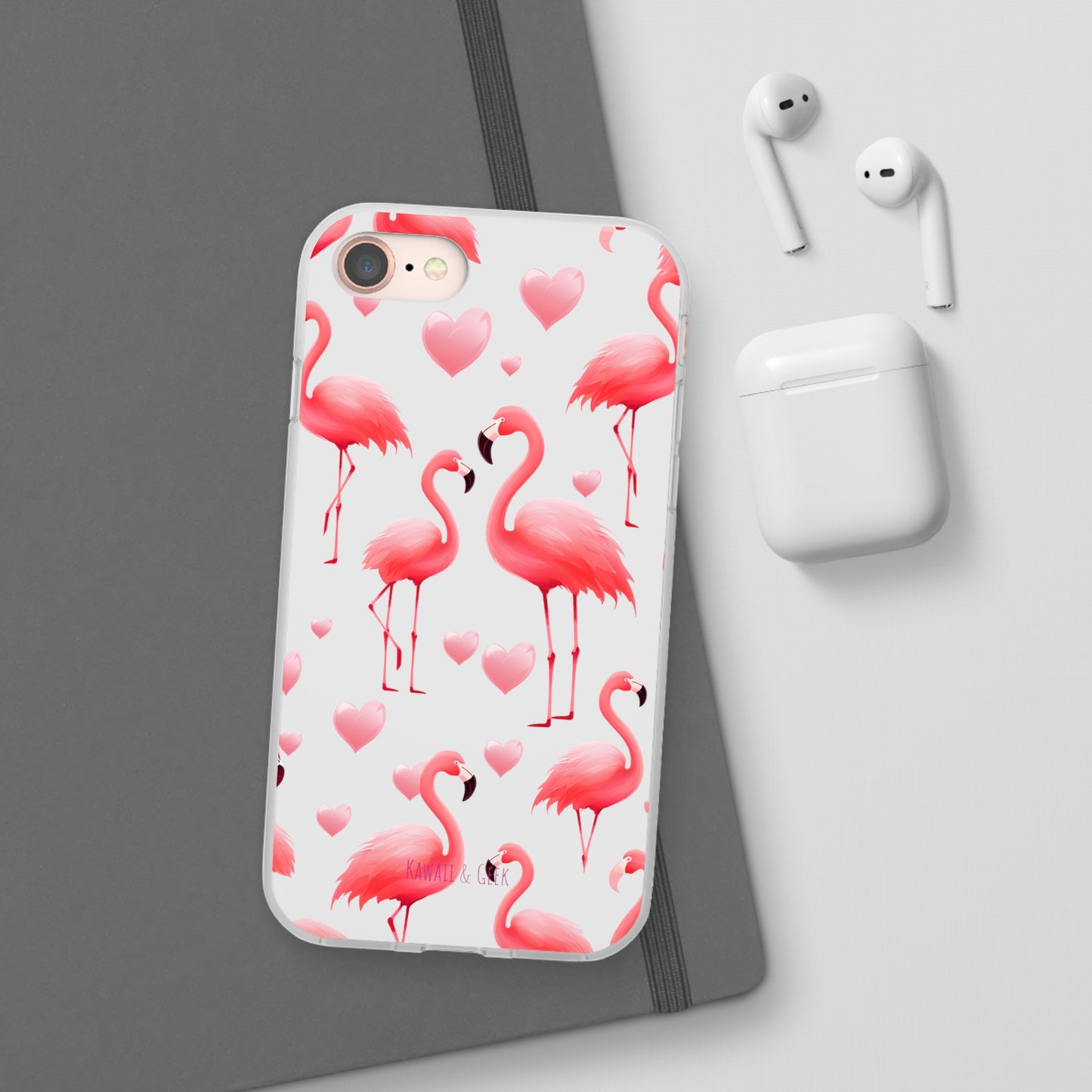 Pink Flamingo Elegance Flexi Phone case