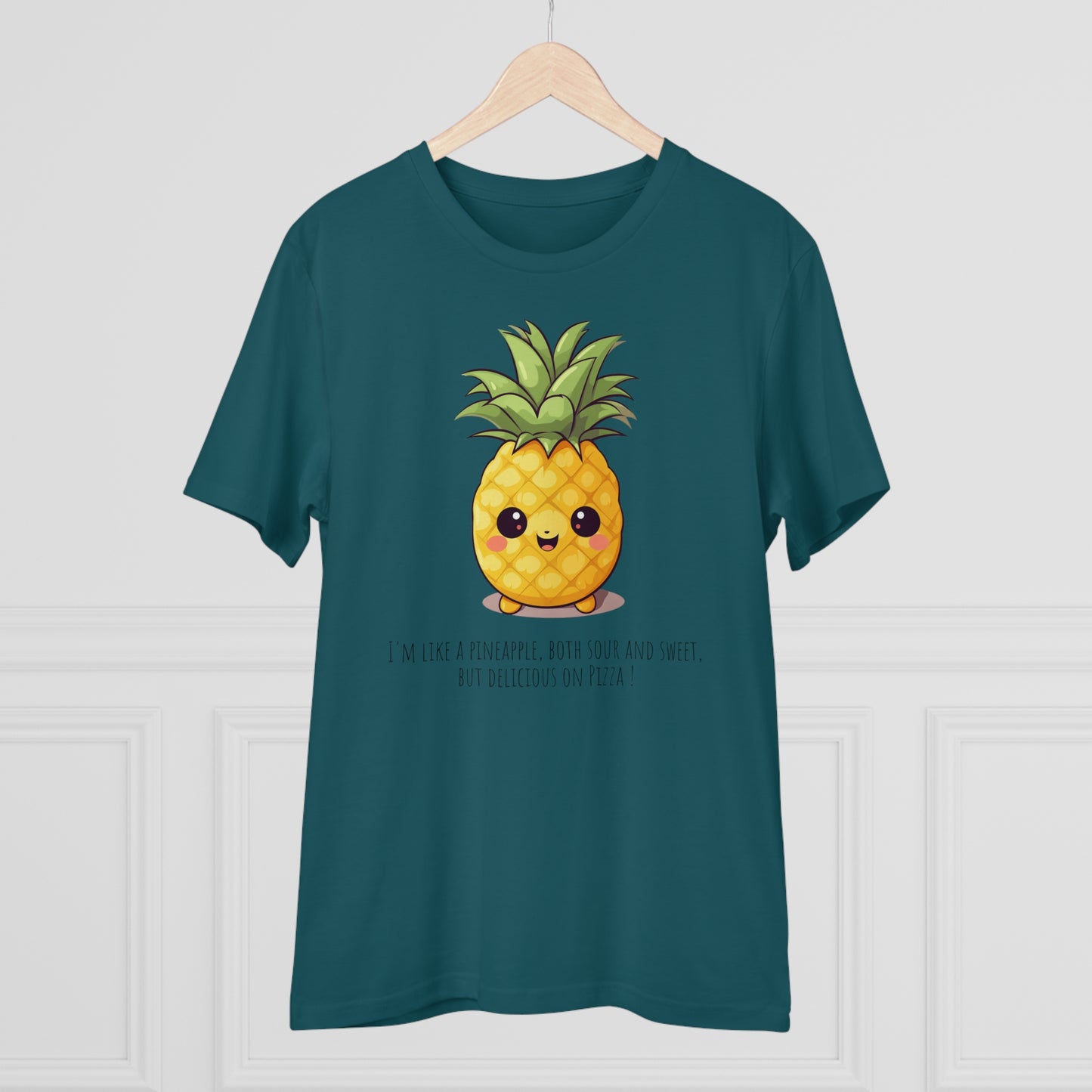 Eco-Friendly Pineapple T-Shirt with a Sweet & Sassy Slogan