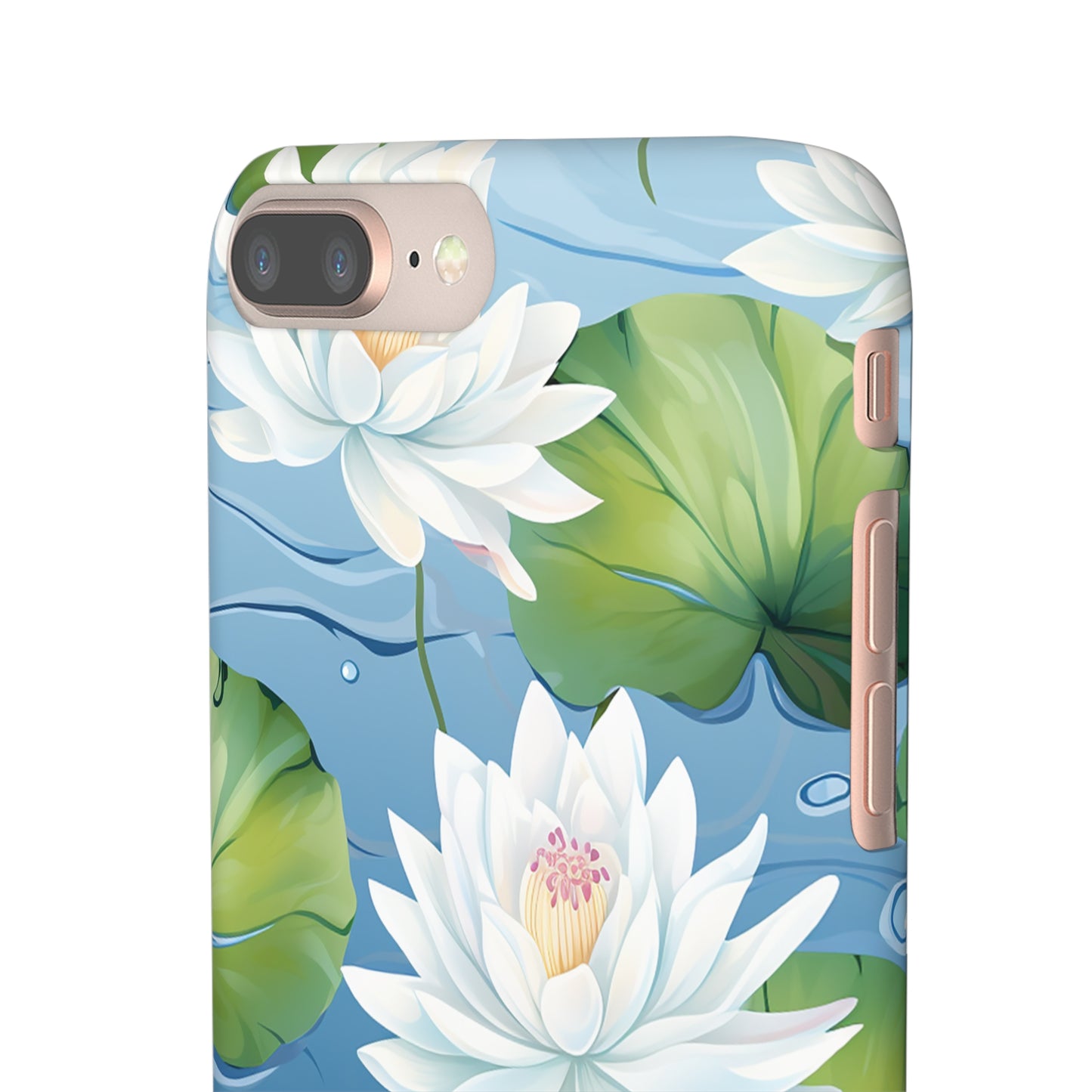 Elegant Water Lilies: Premium Phone Case