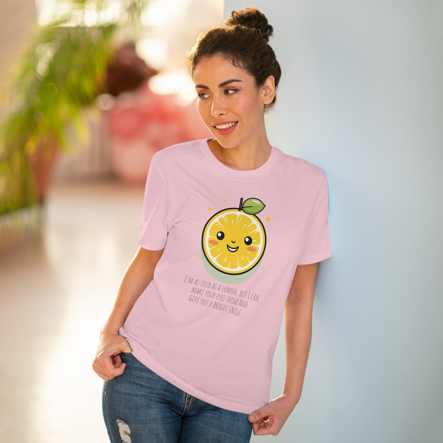 Cute Eco-Friendly Lemon T-Shirt - Brighten Your Day with Citrus Charm !