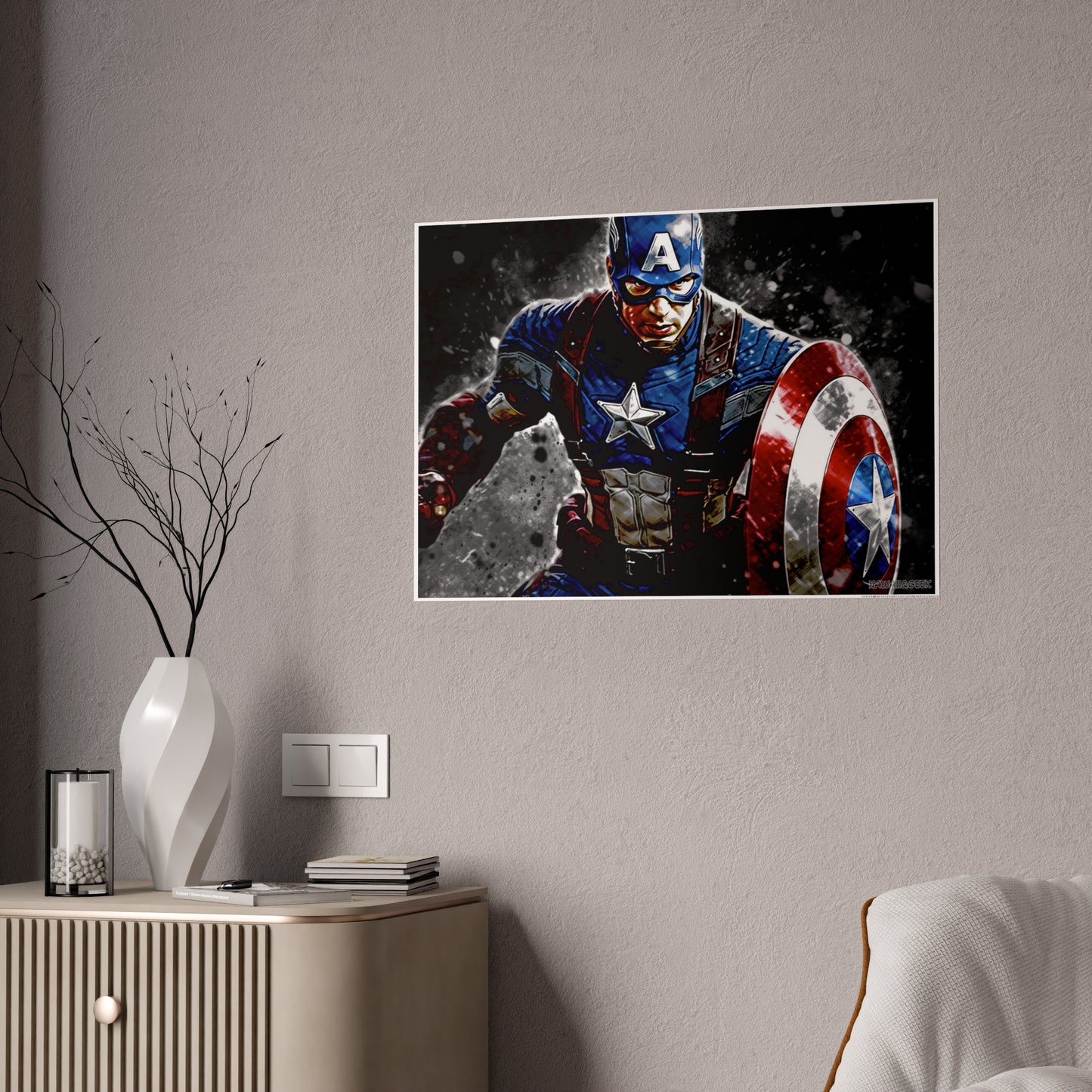 Captain America Poster - Unleash the Heroic Spirit in Your Space - Avengers