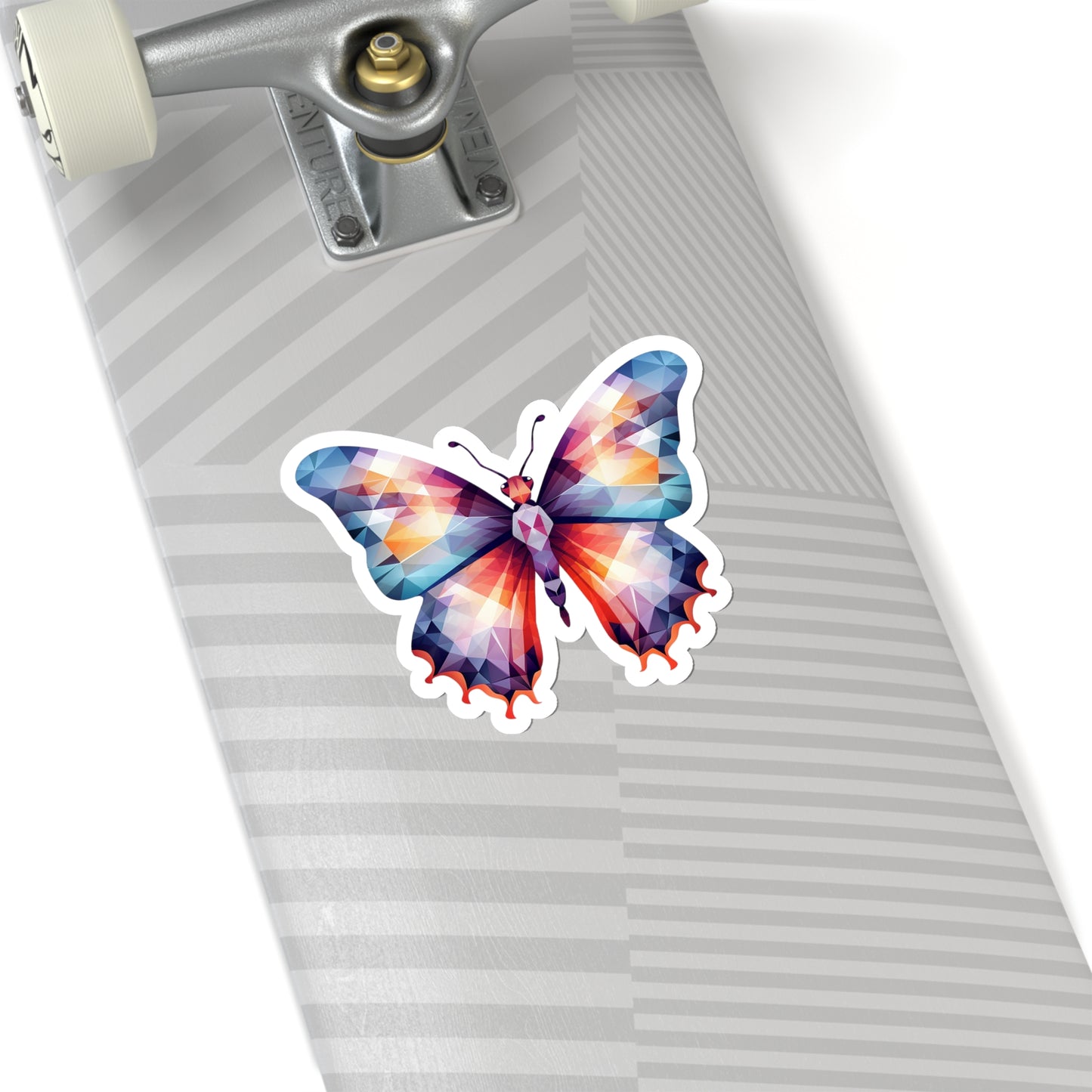 Butterfly Sticker - Delicate Beauty in Geometric Harmony