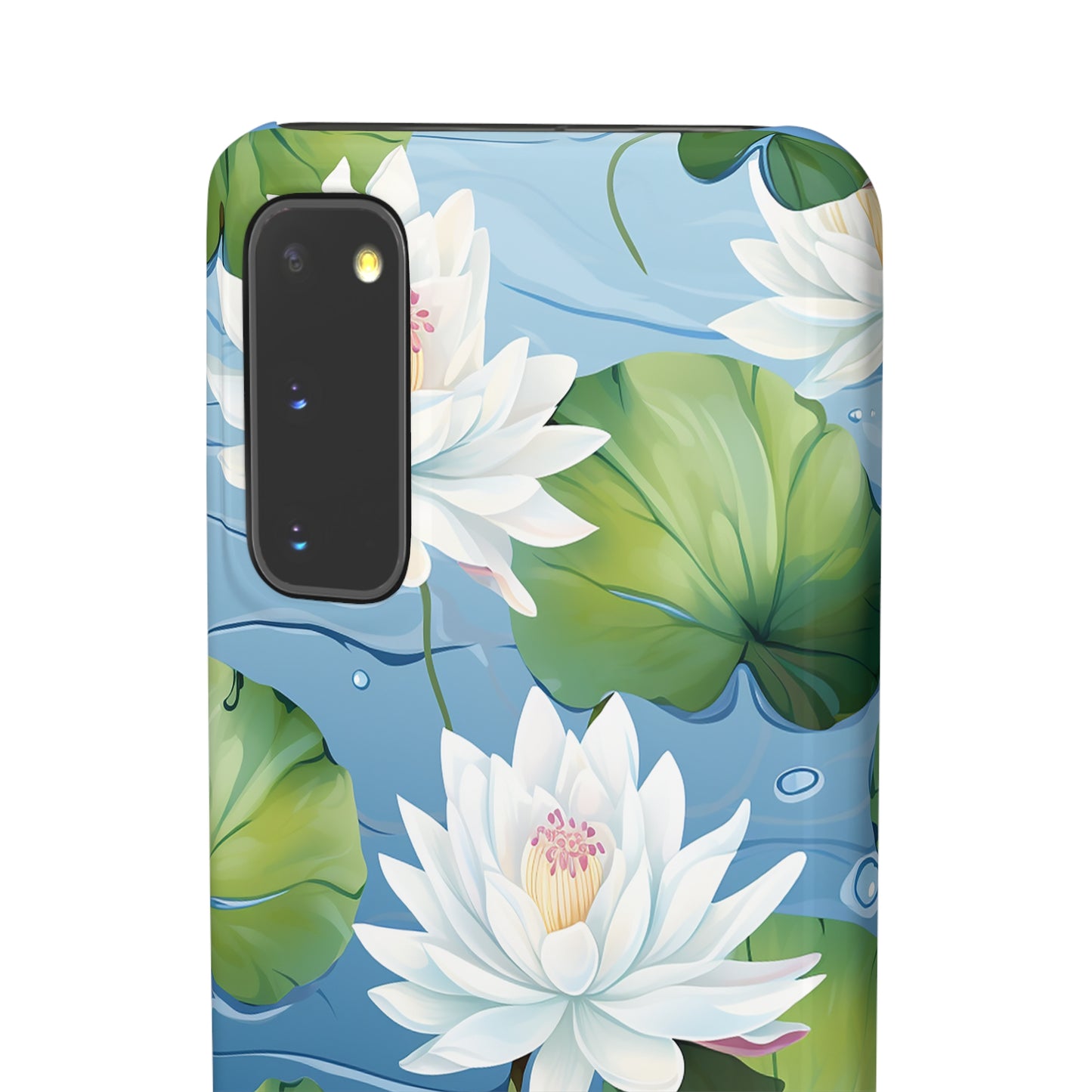 Elegant Water Lilies: Premium Phone Case