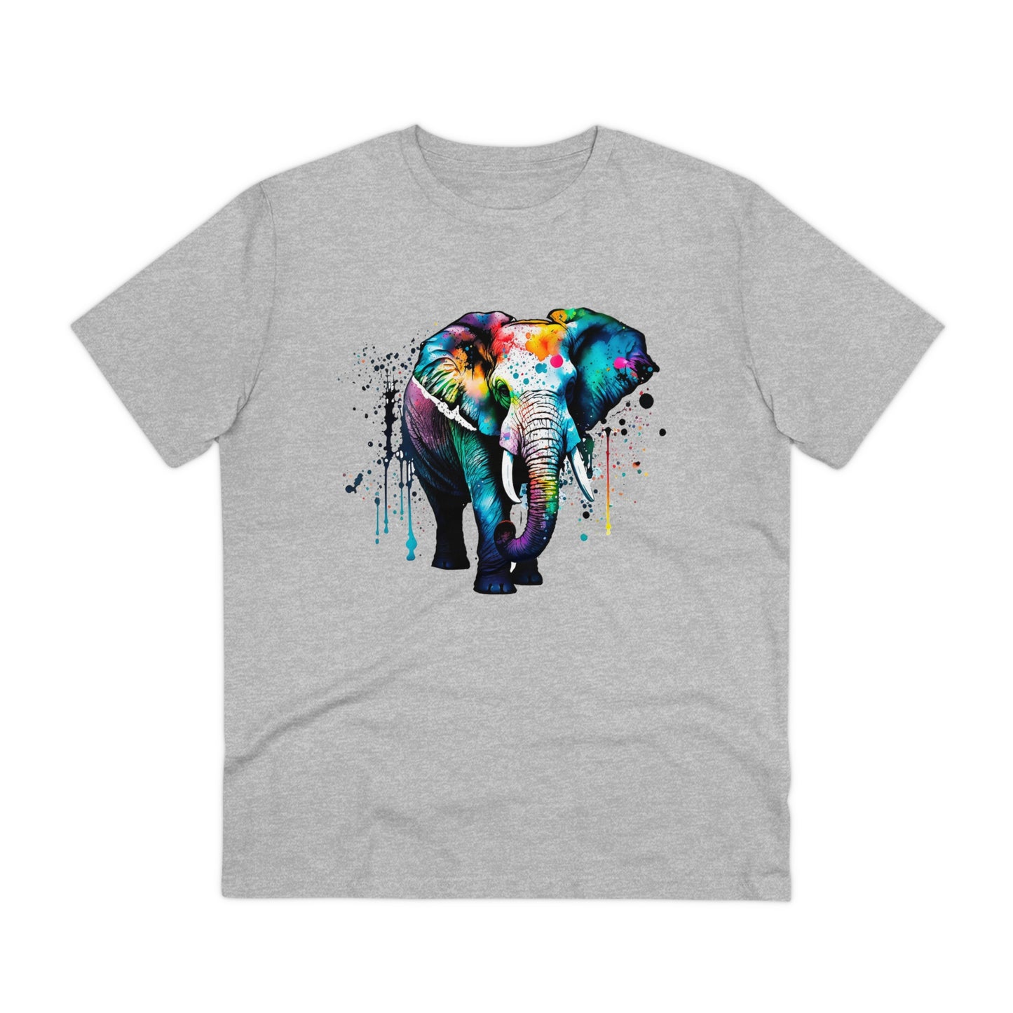 Majestic Elephant T-Shirt in Watercolor Style - Unisex Eco-Friendly T-Shirt - Embrace Nature with Style and Sustainability