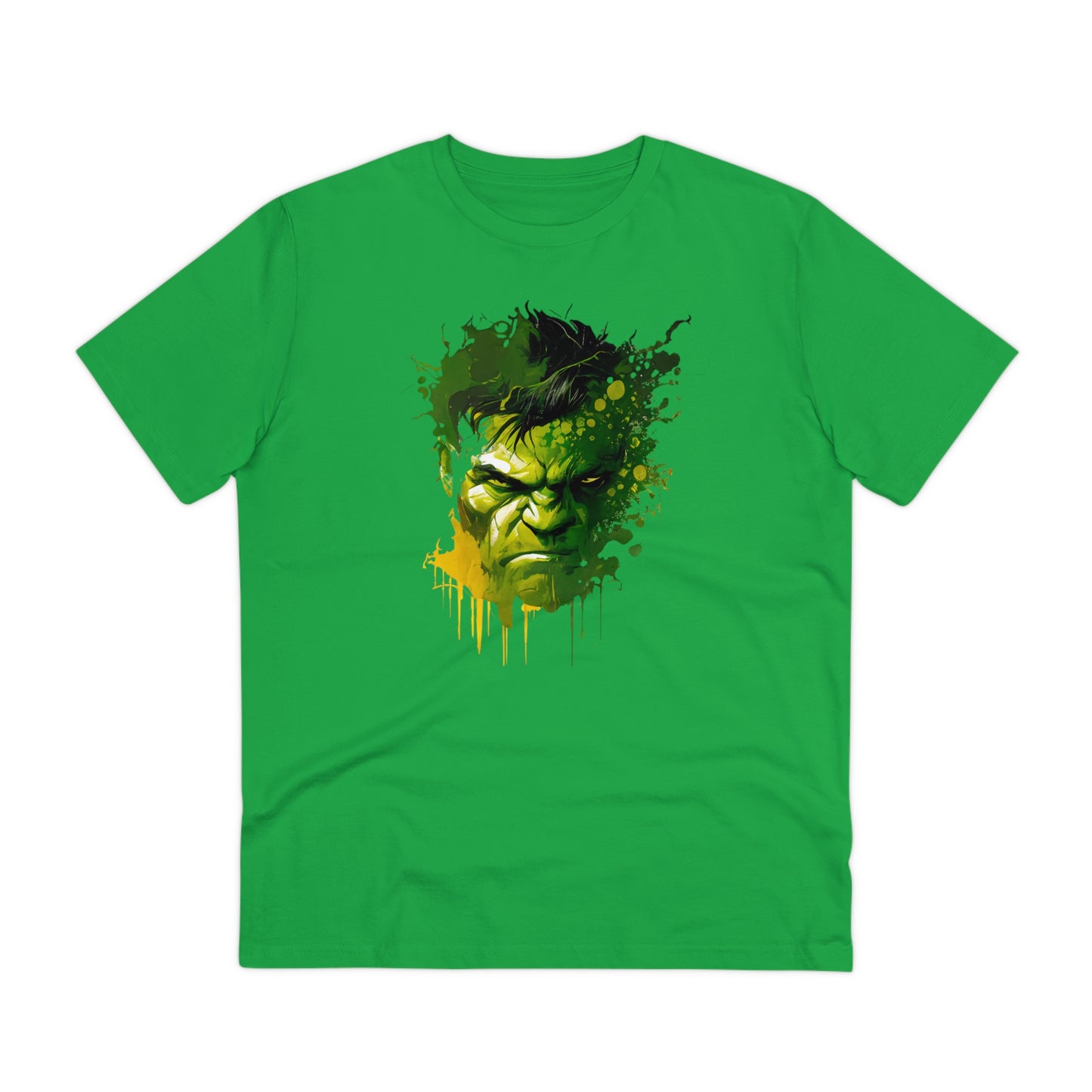 Hulk in Watercolor Style Organic Unisex T-Shirt - Add Some Sustainable and Stylish Flair to Your Wardrobe