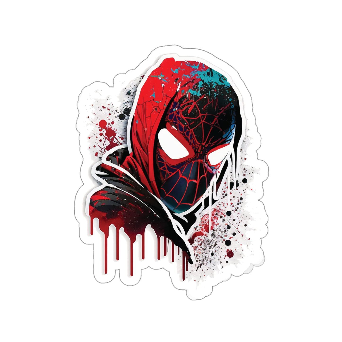 Miles Morales Sticker - Add Some Colorful Spider-Man Style to Your Tech - Spider Man