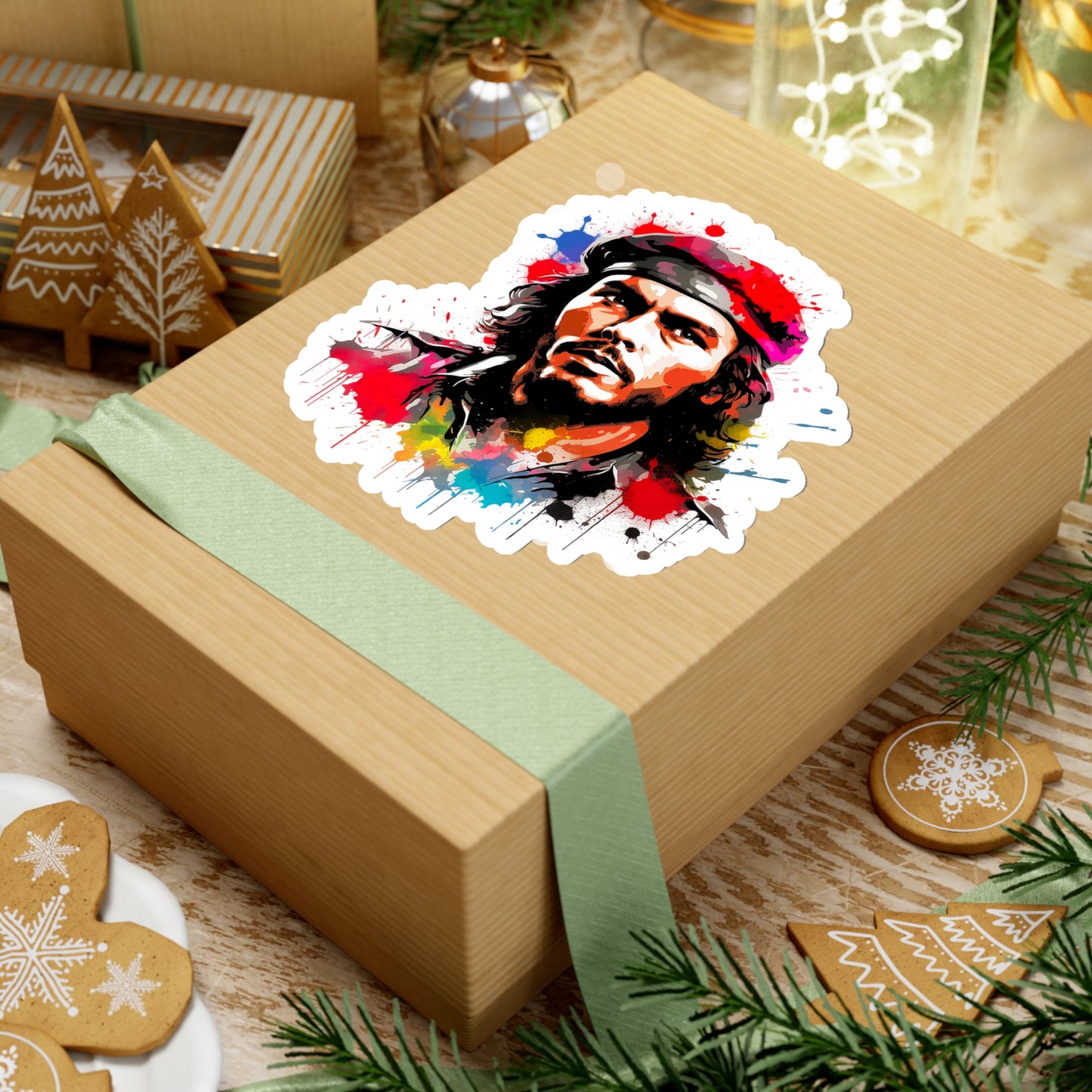 Che Guevara Watercolor Revolution Sticker