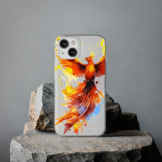 Phoenix Flexi Phone Case - Embrace the Symbol of Rebirth in Style