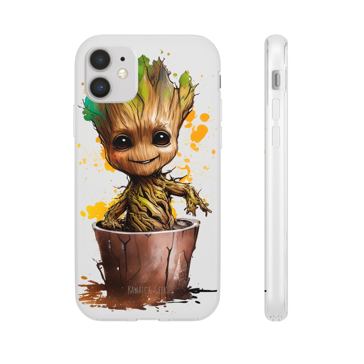 Baby Groot Flexi Phone Case - Add Adorable Charm to Your Device