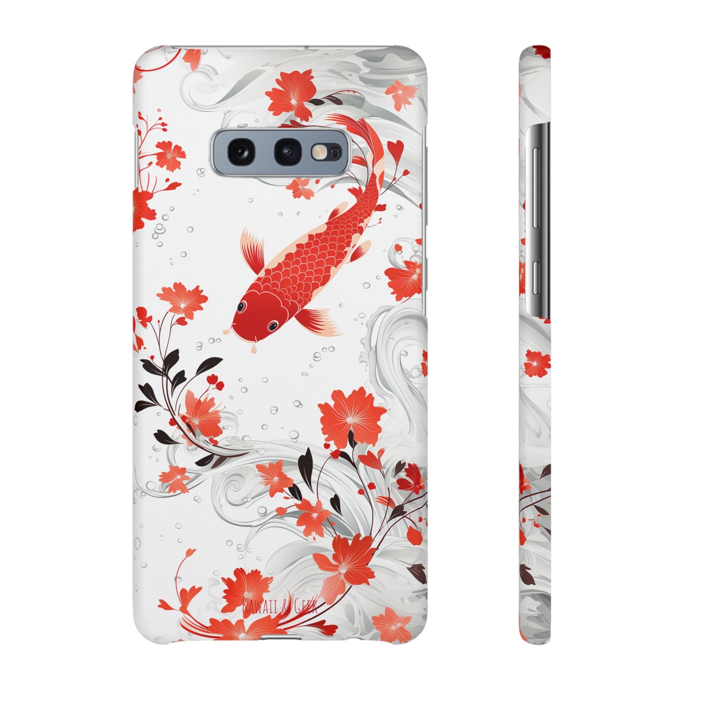 Elegant Koi: Premium Japanese Fish Phone Case