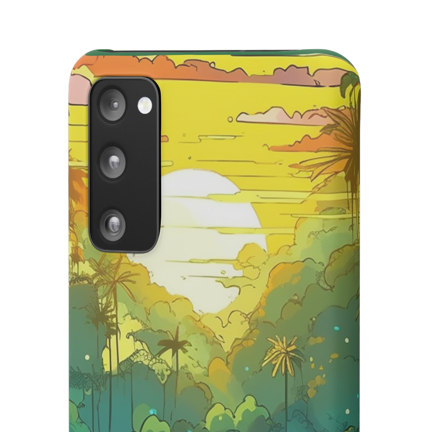 Rainforest at Sunset Phone Case - Capture the Serenity of Nature on Your Device