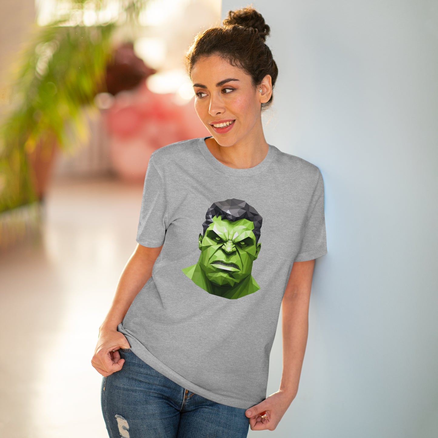 Hulk Polygonal T-Shirt - Unleash the Power Within