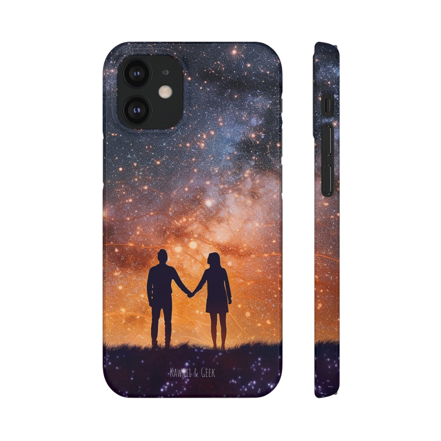 Starry Night Lovers Phone Case - Embrace the Beauty of the Night Sky