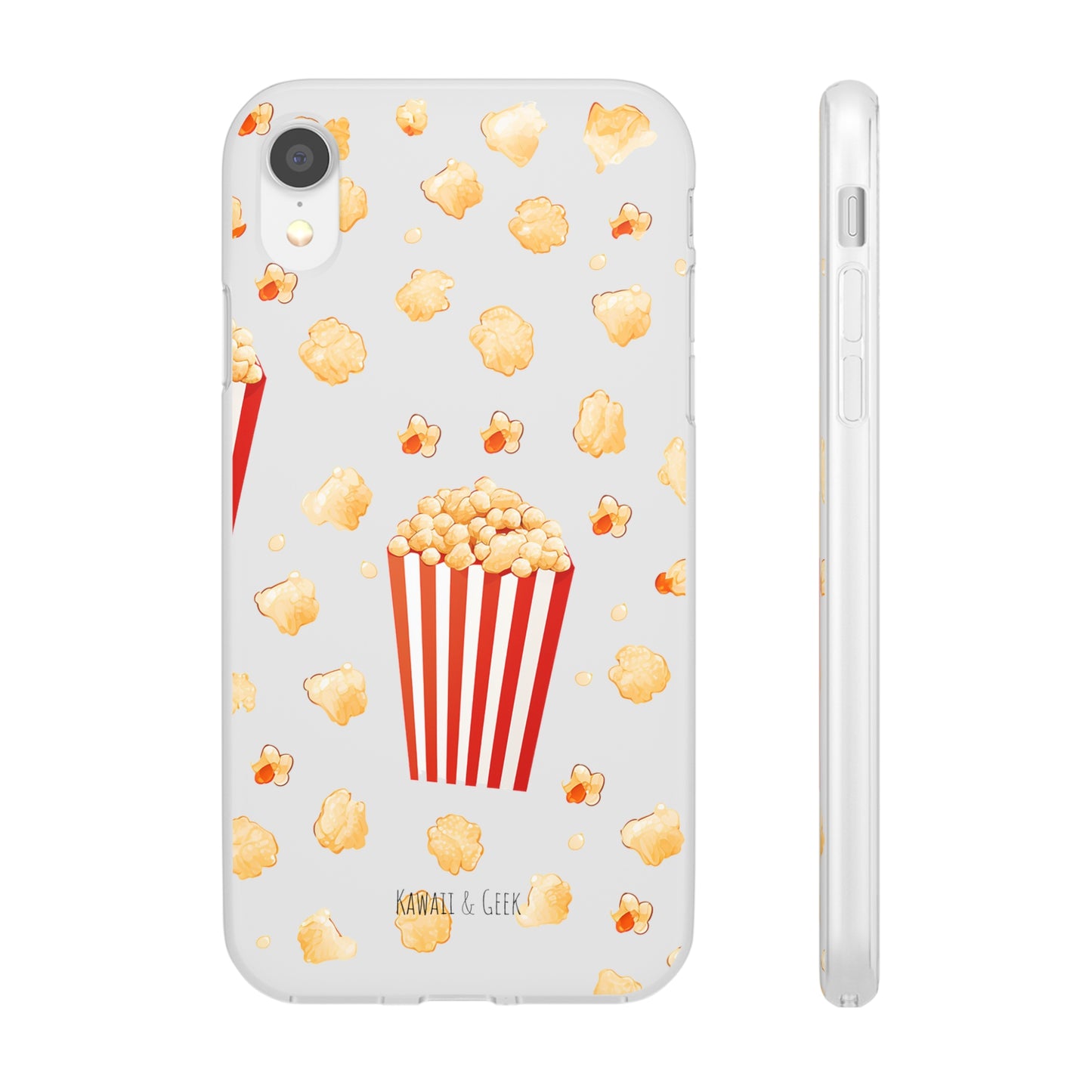 Popcorn Transparent Flexi Phone Case