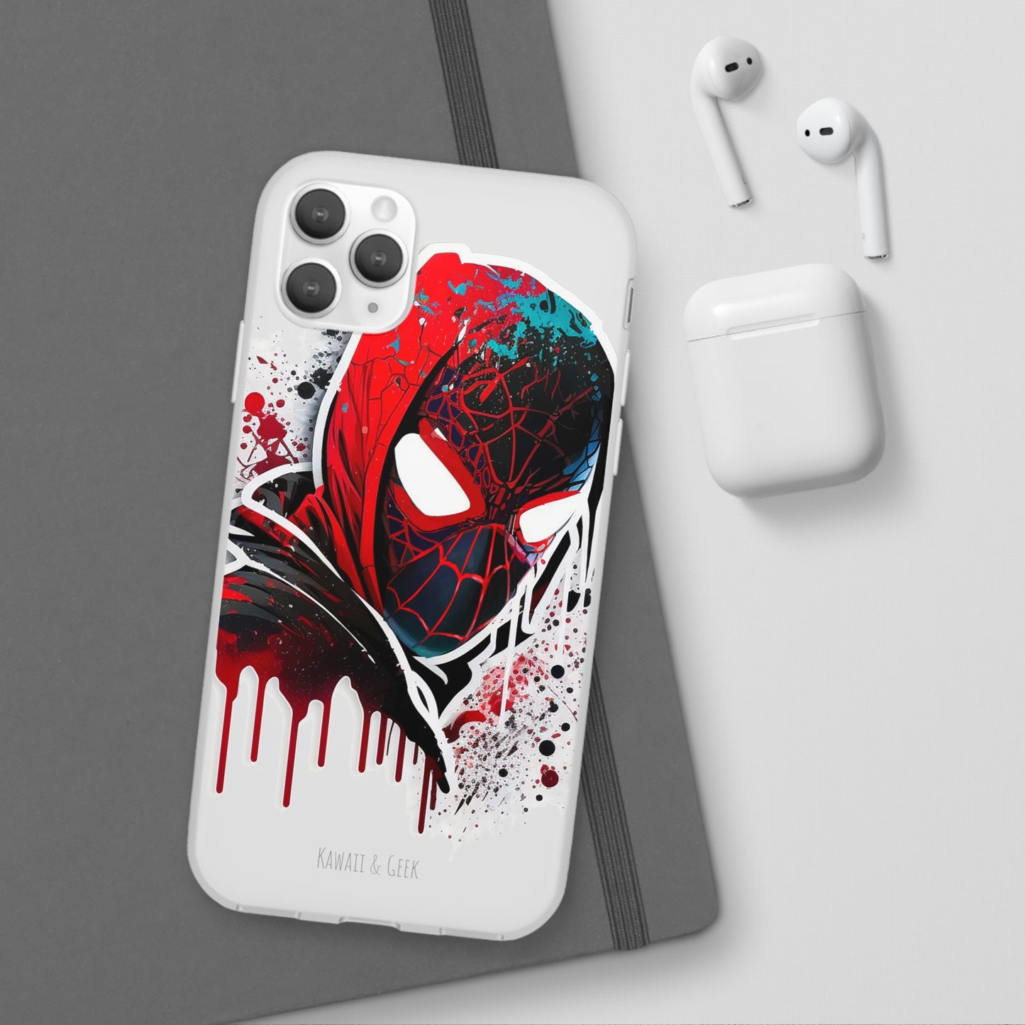 Miles Morales Flexi phone Case - Protect Your Phone in Style with a Unique and Artistic Design - Spider Man