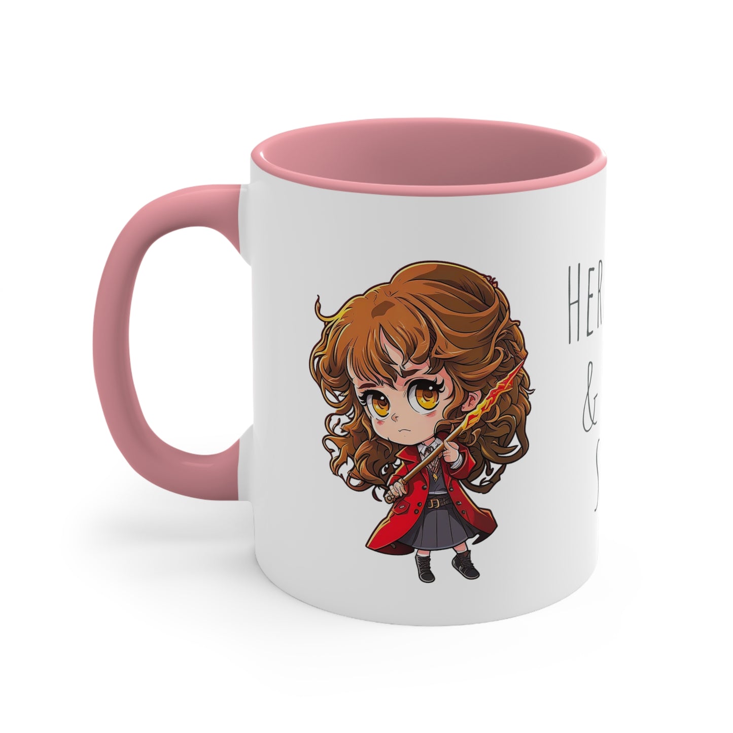 Kawaii Harry Potter & Hermione Bicolor 11oz Mug