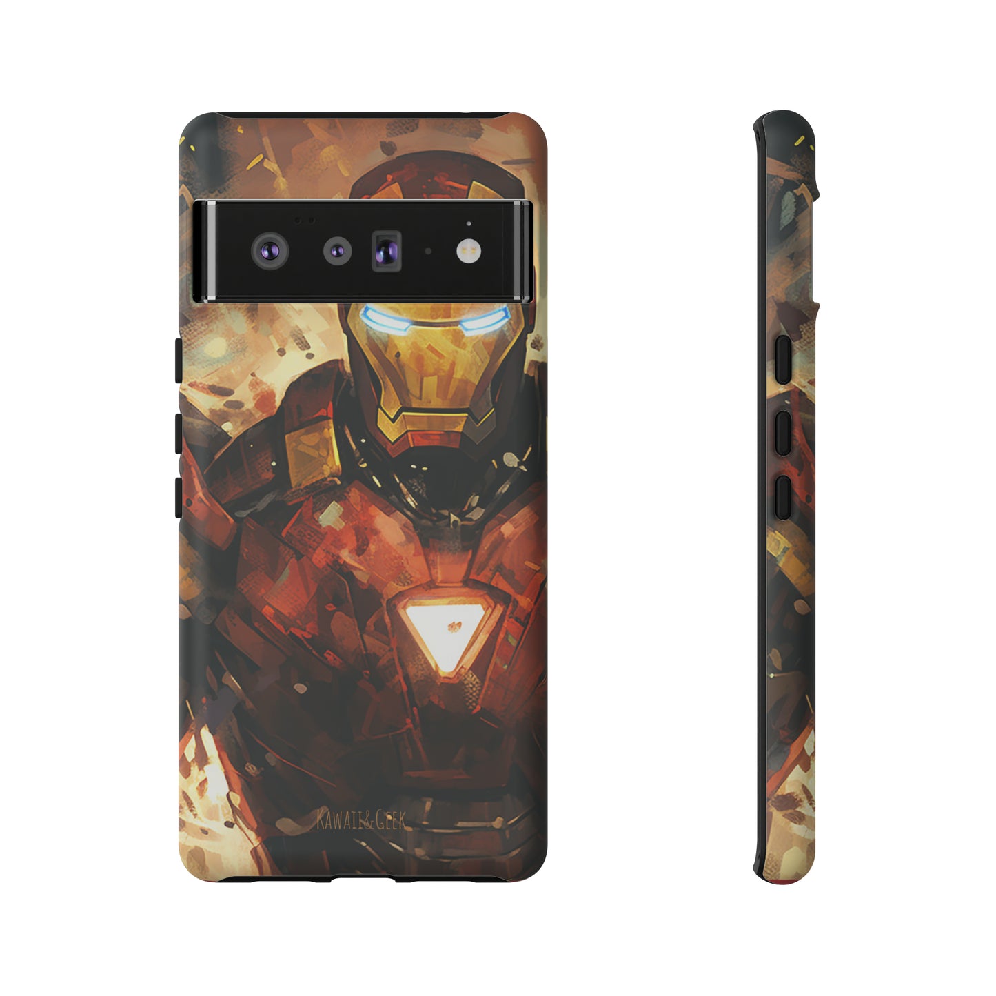 Iron Man Painting Tough Phone Case - Add Some Bold and Unique Style to Your Tech