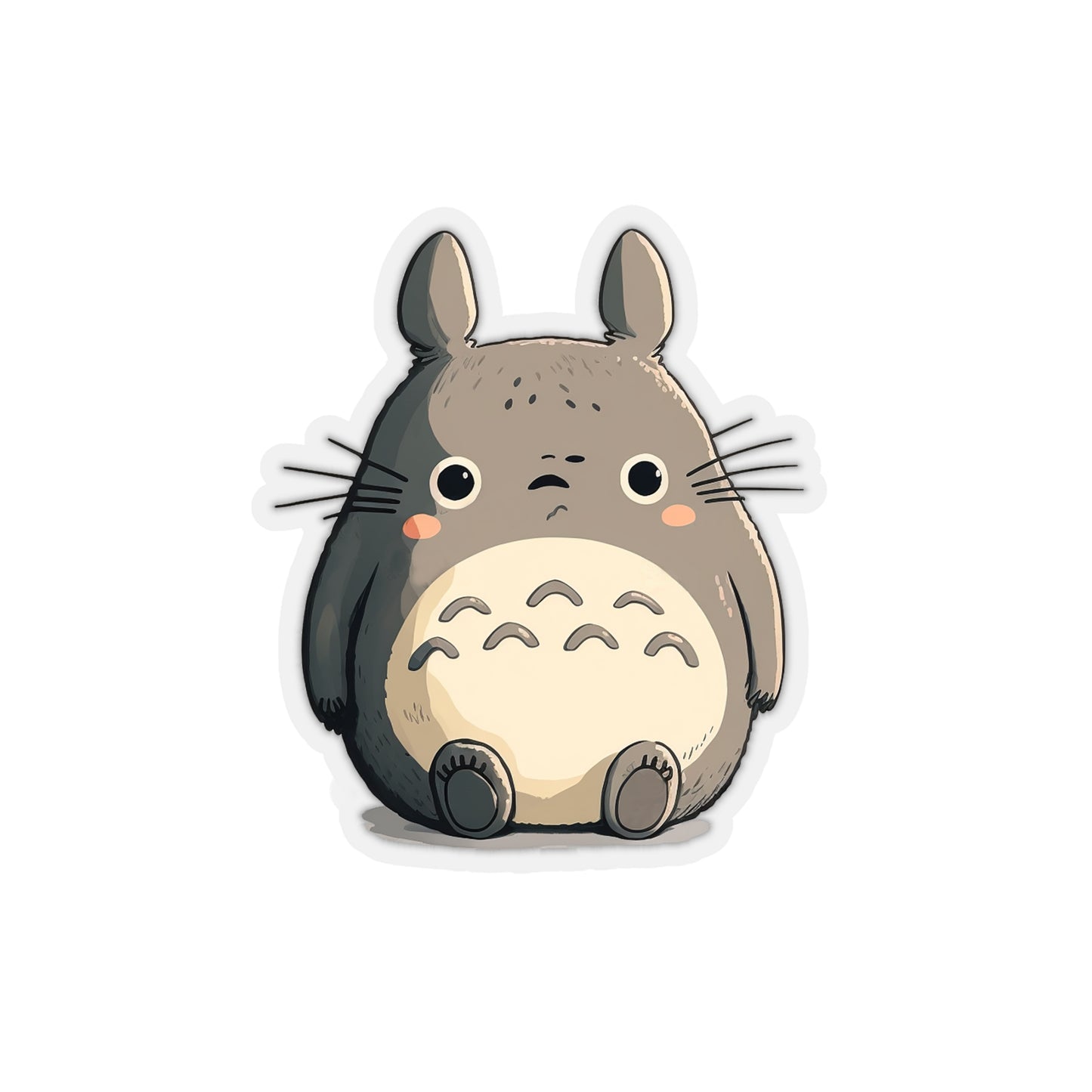 Cute Totoro Sticker - Add Some Adorable and Whimsical Style to Your Tech