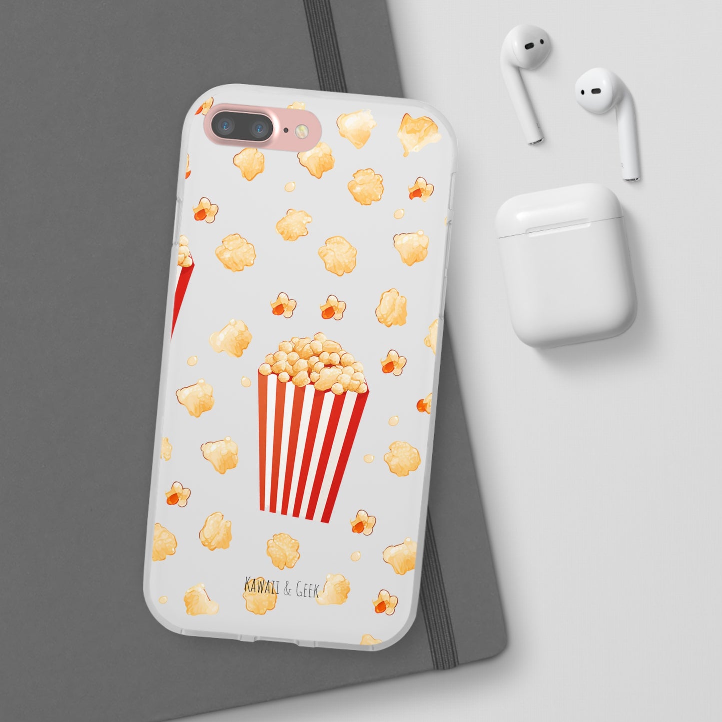 Popcorn Transparent Flexi Phone Case