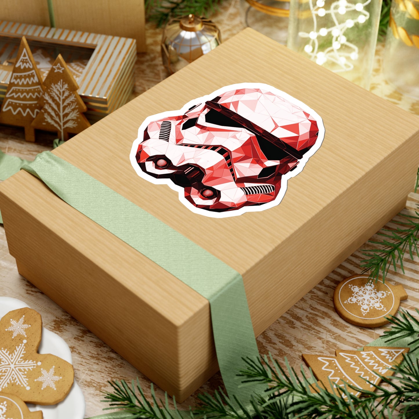 Red Stormtrooper Sticker - Unleash Vibrant Galactic Power - Star Wars