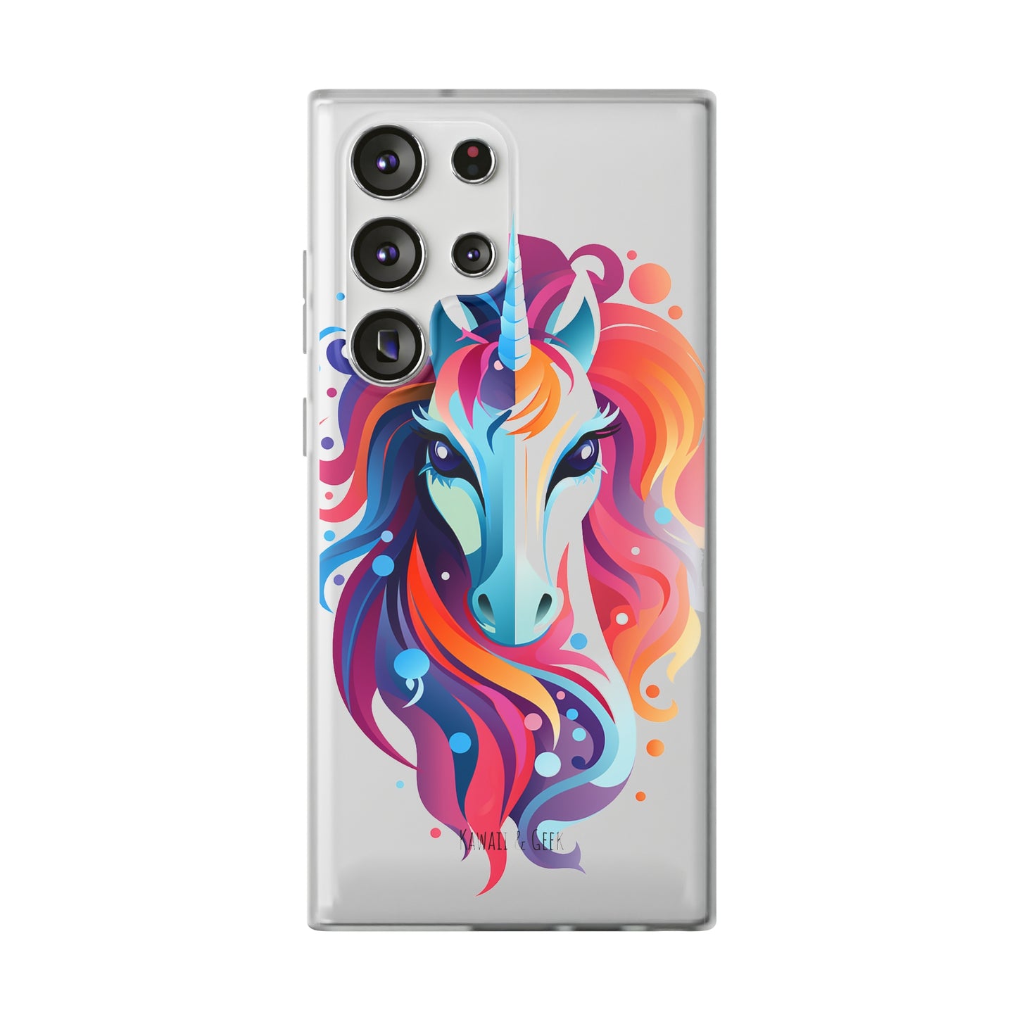 Ink Unicorn Flexi Transparent Phone Case