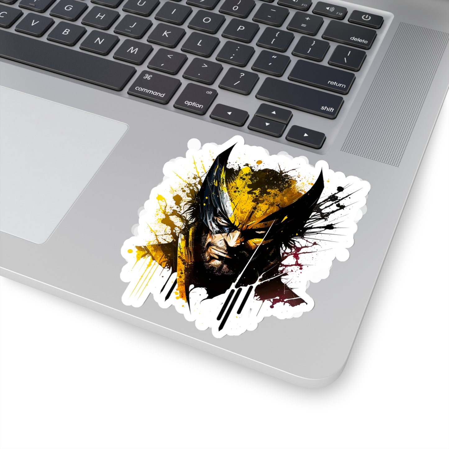 Watercolor Wolverine Sticker - Add Some Yellow and Black Claws to Your Tech