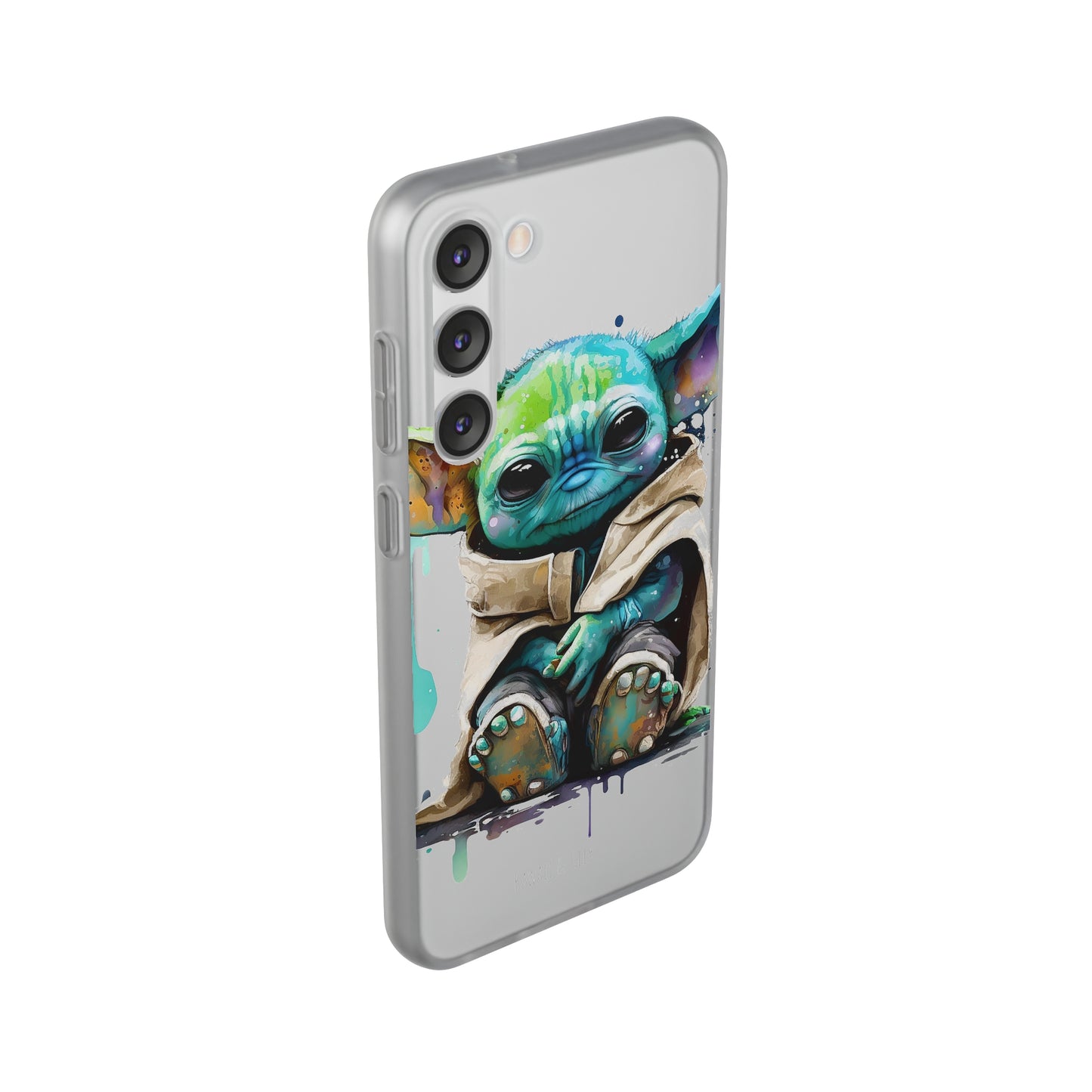 Baby Yoda Grogu flexi Phone Case - Add Some Adorable and Artistic Style to Your Smartphone - The Mandalorian - Star Wars