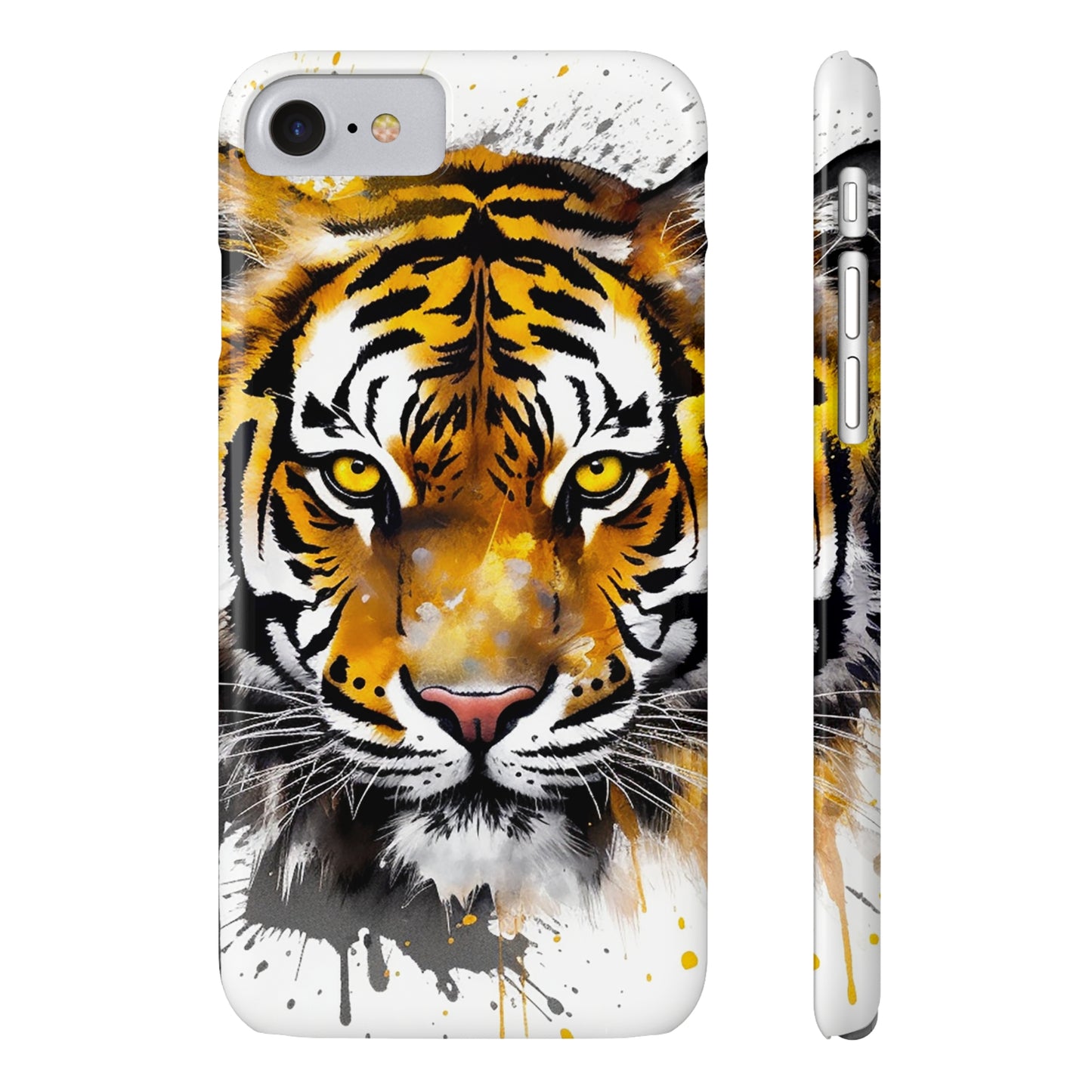 Tiger Flexi Phone Case - Add a Captivating and Artistic Touch to Your Device