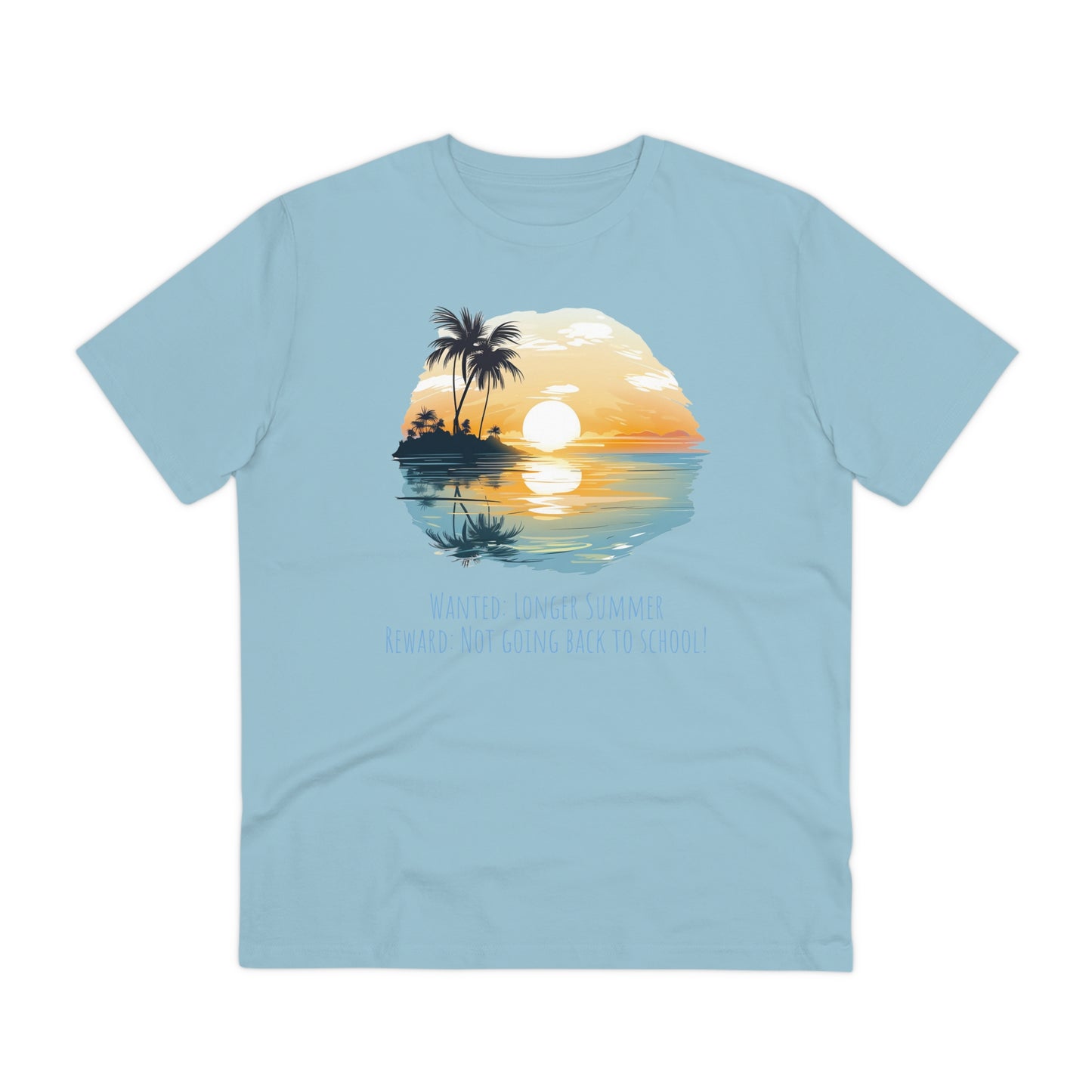 Eco-Friendly Sunset Beach T-shirt : Longer Summer Plea