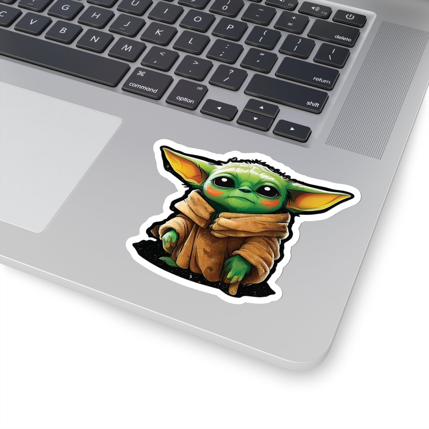 Baby Yoda Grogu Sticker - Add Some Adorable and Iconic Style to Your Tech - The Mandalorian - Star Wars