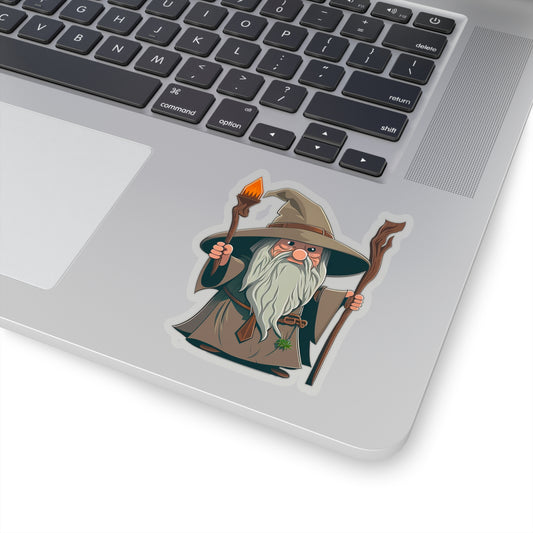 Cute Gandalf Sticker - Add Some Adorable and Magical Style to Your Tech