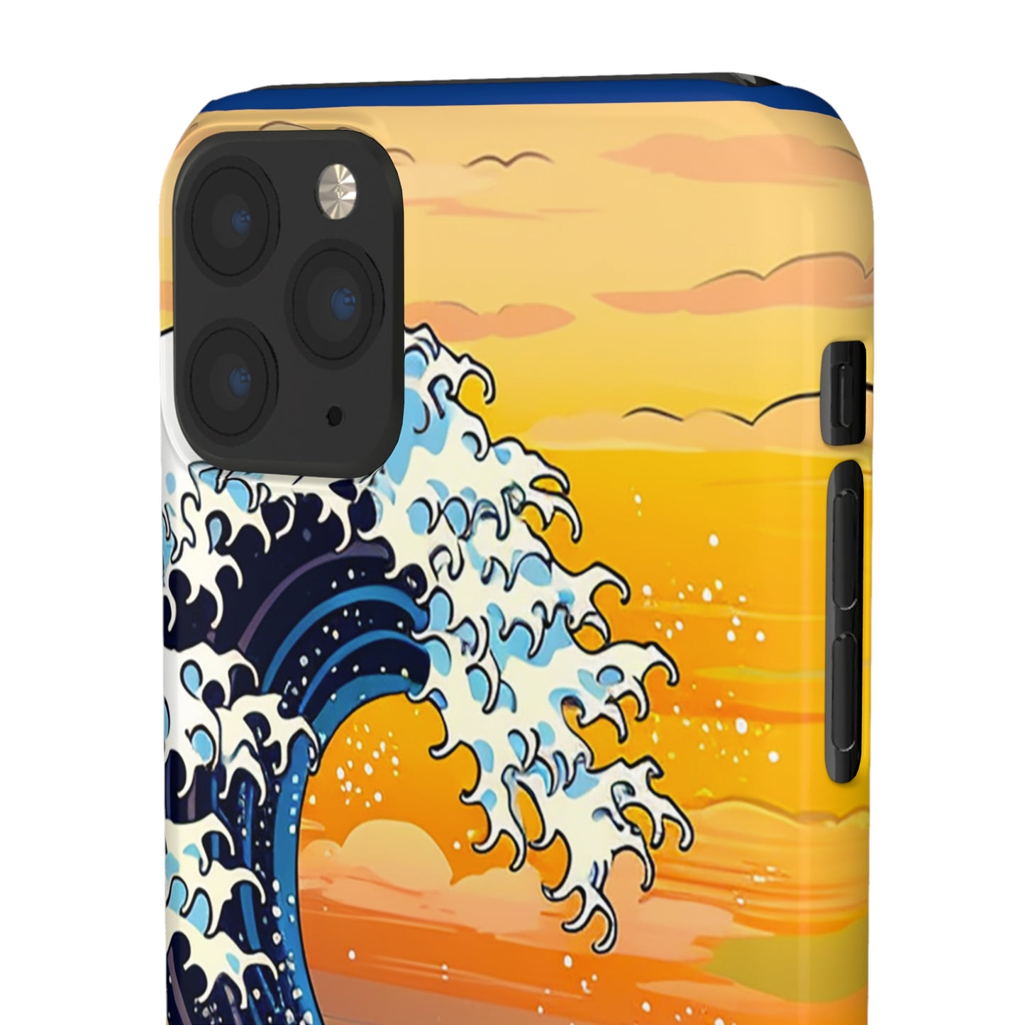 Sunset Big Wave Phone Case - Embrace the Majestic Hokusai Style in Your Hands