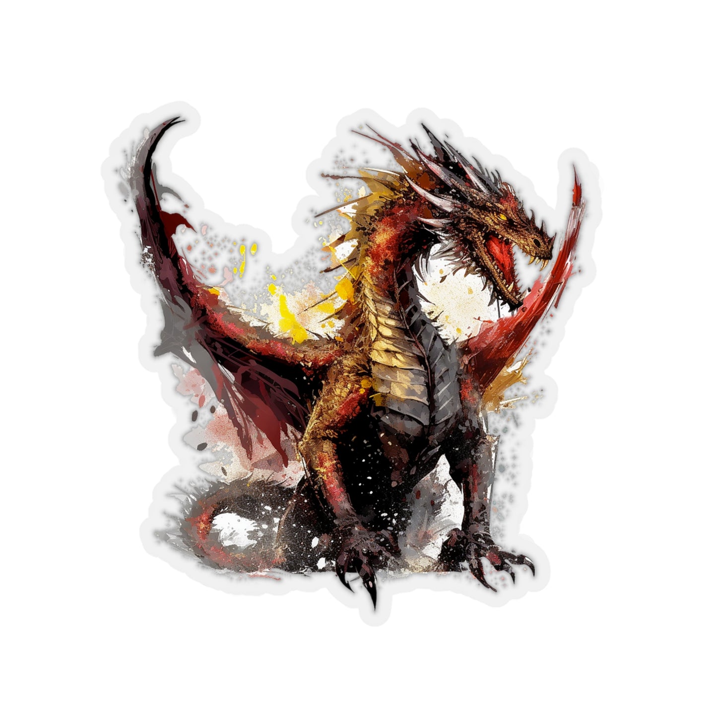 Dragon Sticker - Unleash the Power and Beauty of Mythical Creatures