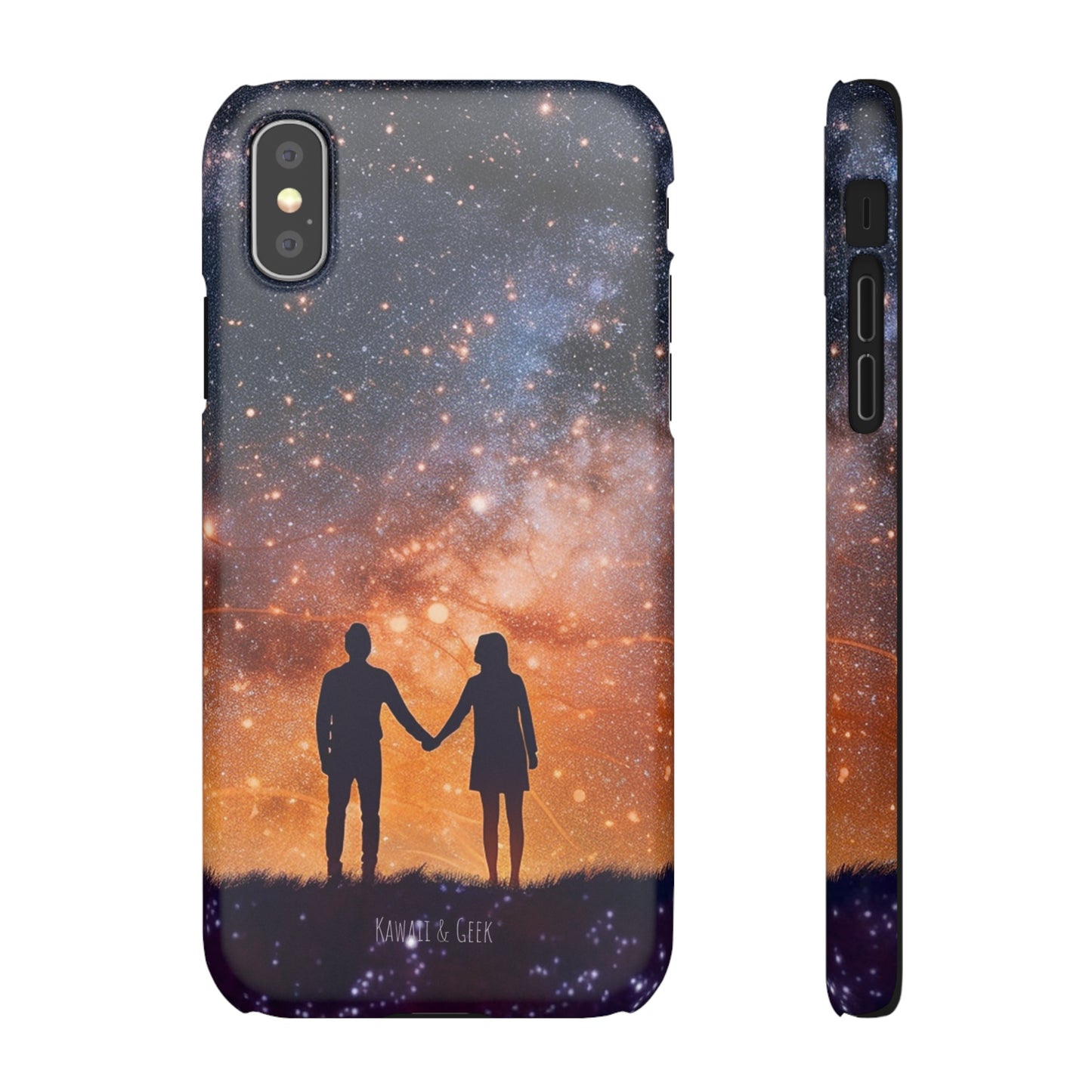 Starry Night Lovers Phone Case - Embrace the Beauty of the Night Sky