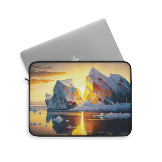 Majestic Arctic Landscape Laptop Sleeve - Protect Your Device in Style