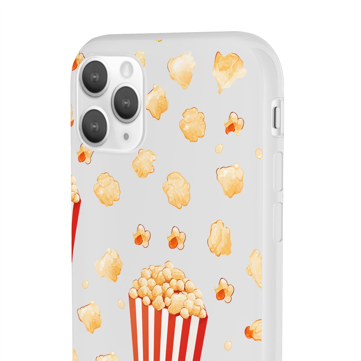 Popcorn Transparent Flexi Phone Case