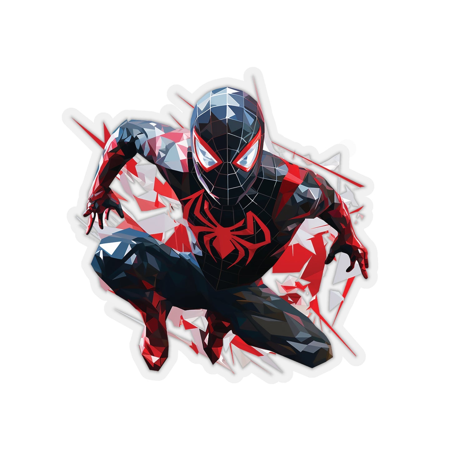 Spider Man Miles Morales Sticker - Embrace the Power of Diversity