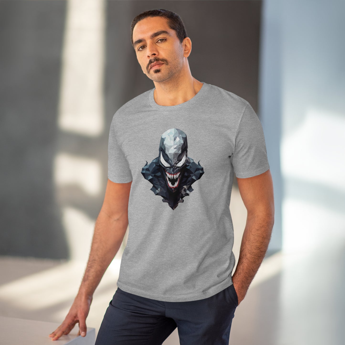 Venom Polygonal T-Shirt - Unleash the Symbiote Power